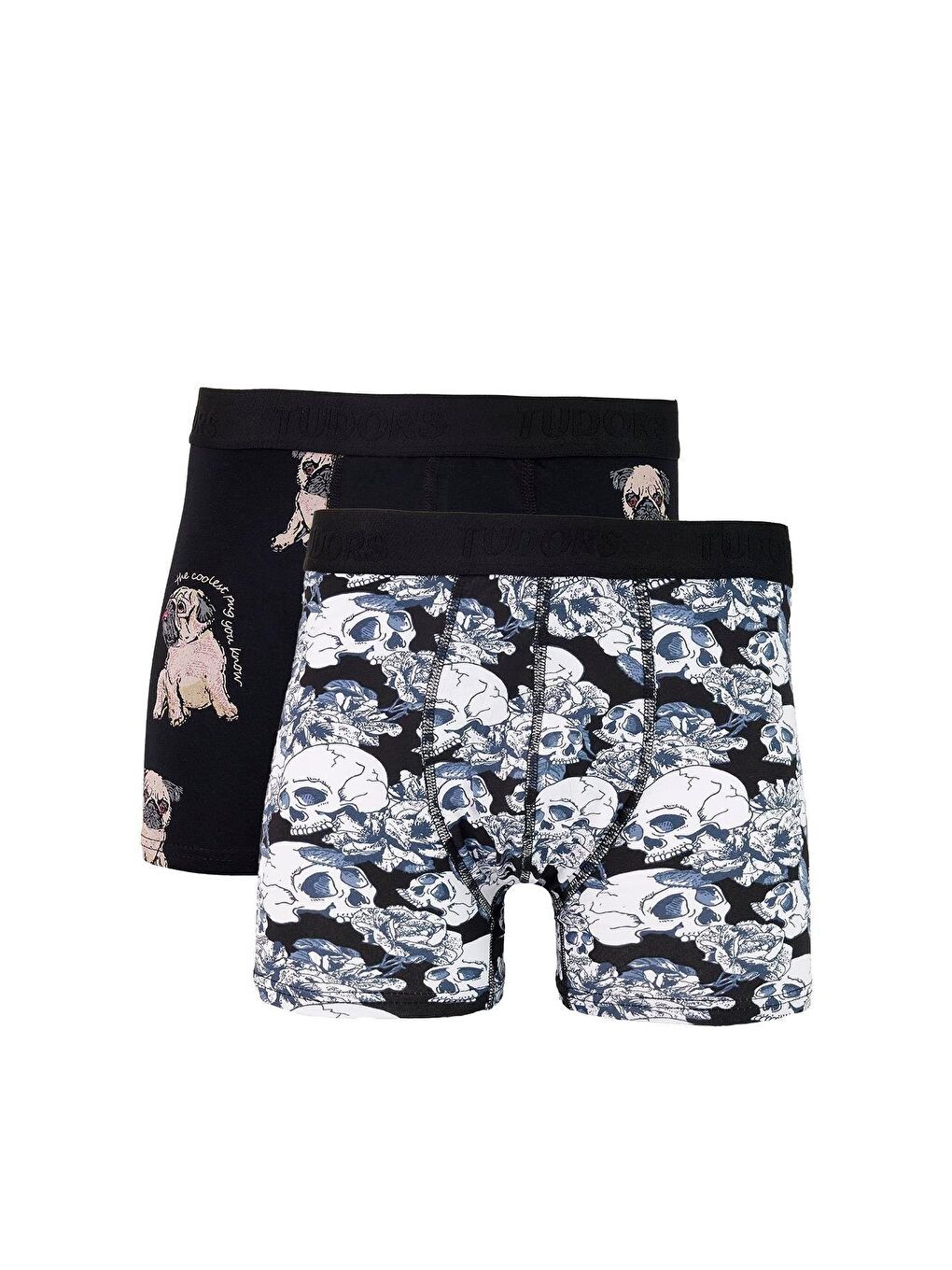 Karışık Erkek 10'Lu Elastanlı Pamuklu Esnek Kumaş Premium Seri Boxer-1