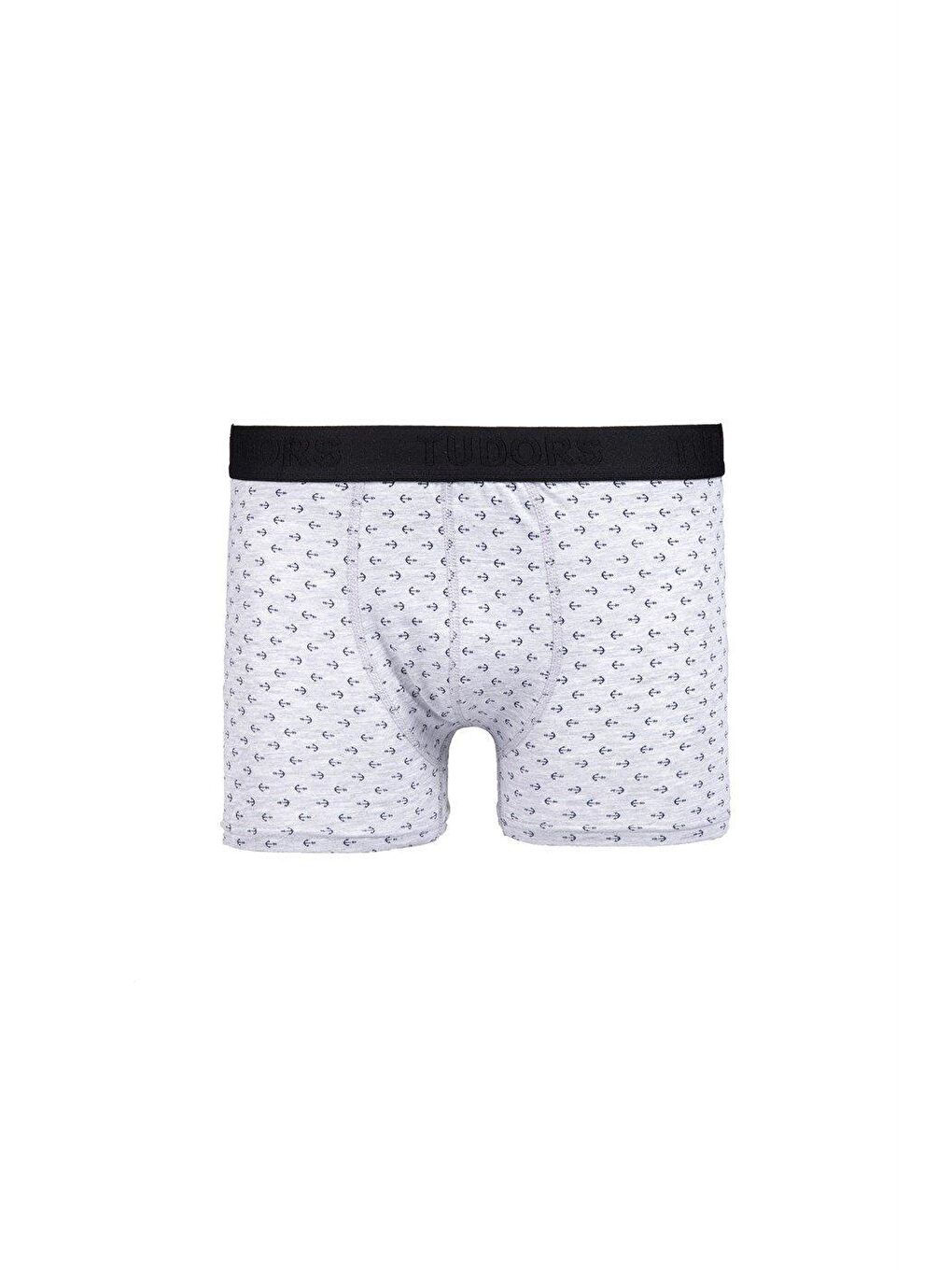 Karışık Erkek 10'Lu Elastanlı Pamuklu Esnek Kumaş Premium Seri Boxer-2