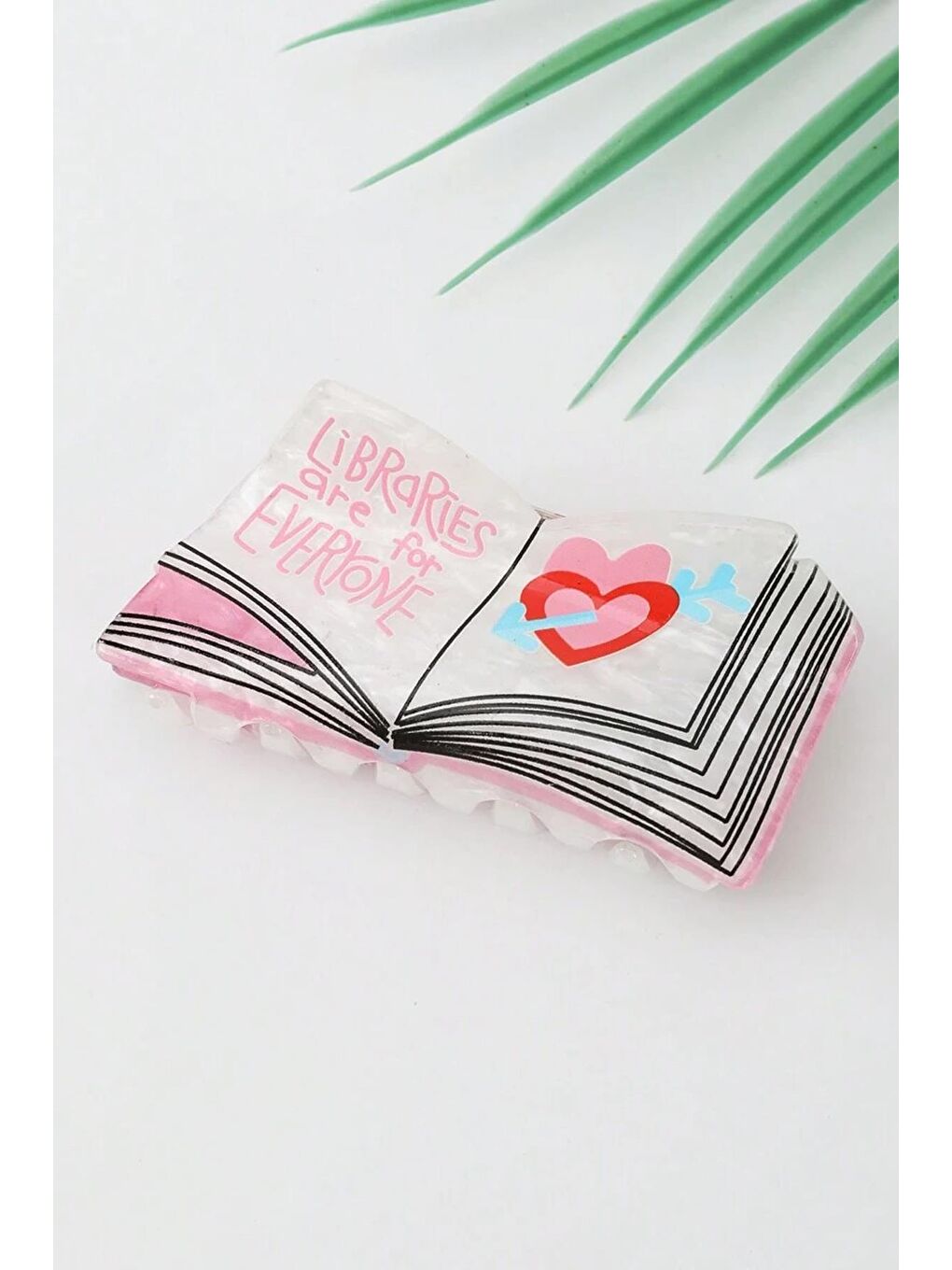 New Obsessions Karişik Aşk Kitabı Pembe Asetat Mandal Toka - 1