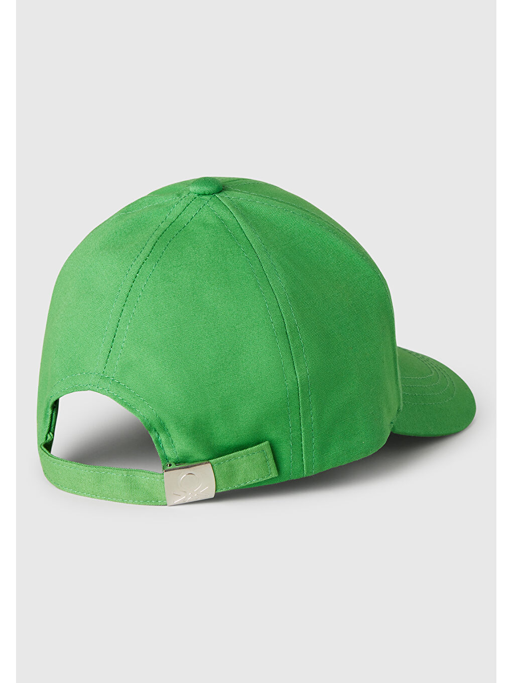 Erkek Çocuk Fıstık Yeşili Önü Logo Baskılı Kep Şapka-1