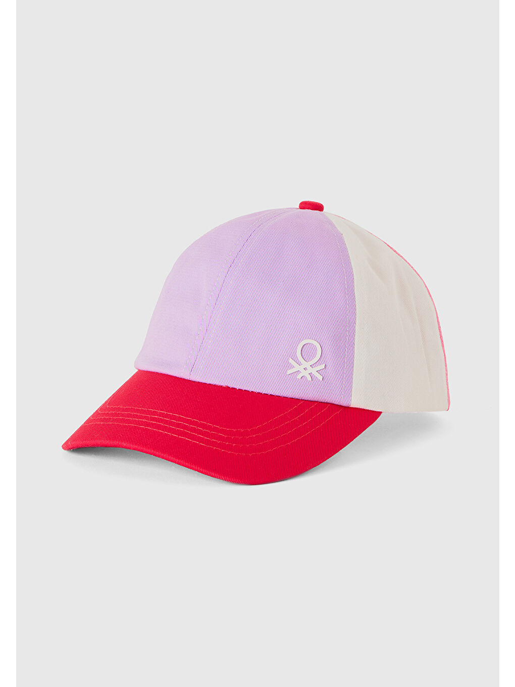 Erkek Çocuk Fuşya Önü Logo İşlemeli Çok Renkli Metal Tokalı Kep Şapka