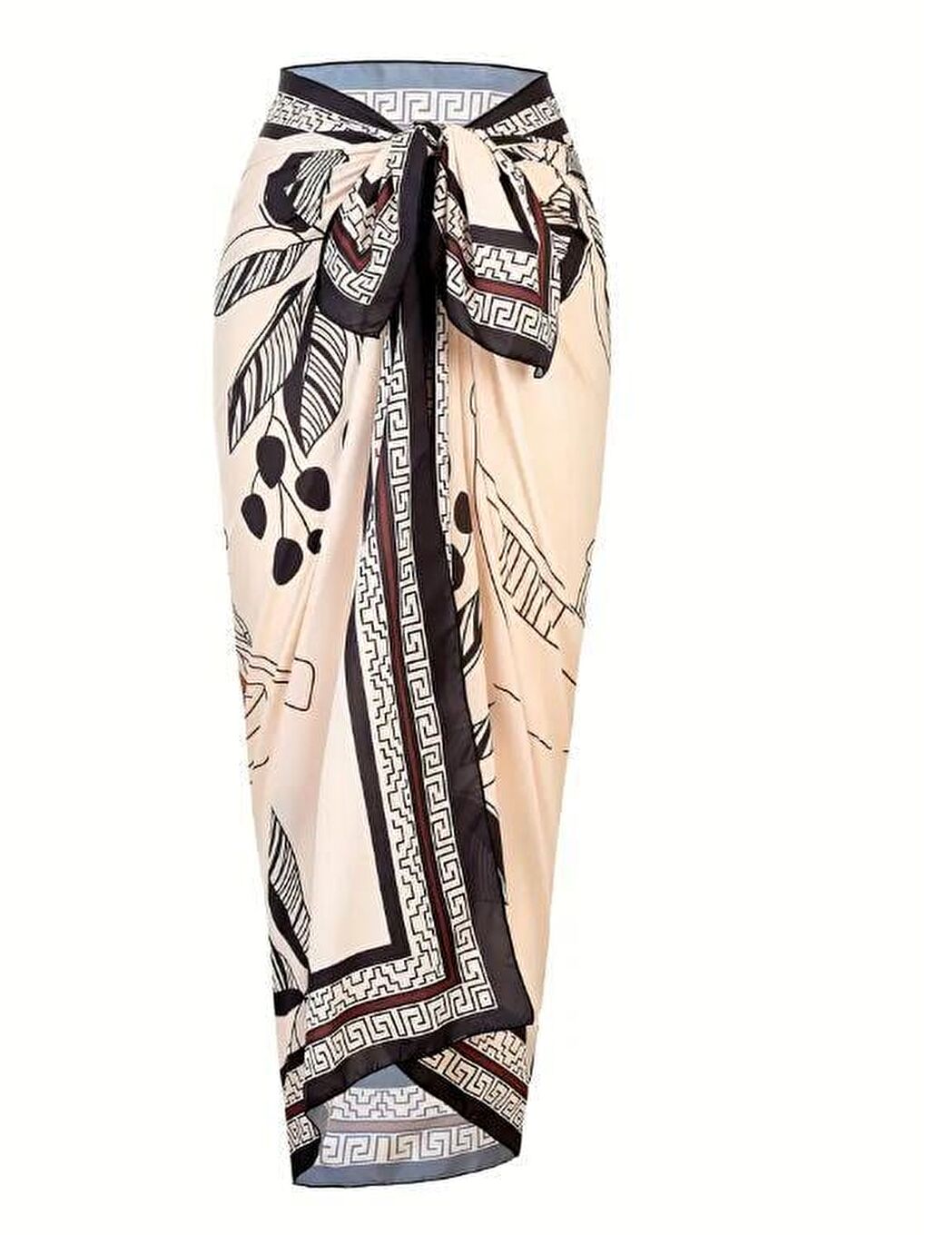 Karışık Hawaii 3 Pareo  İç Göstermez