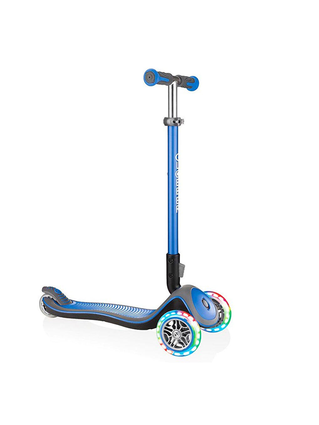 Globber Renksiz Scooter Elite Deluxe Işıklı Lacivert 444-400