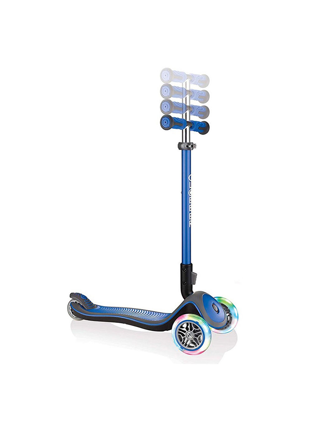 Globber Renksiz Scooter Elite Deluxe Işıklı Lacivert 444-400 - 2