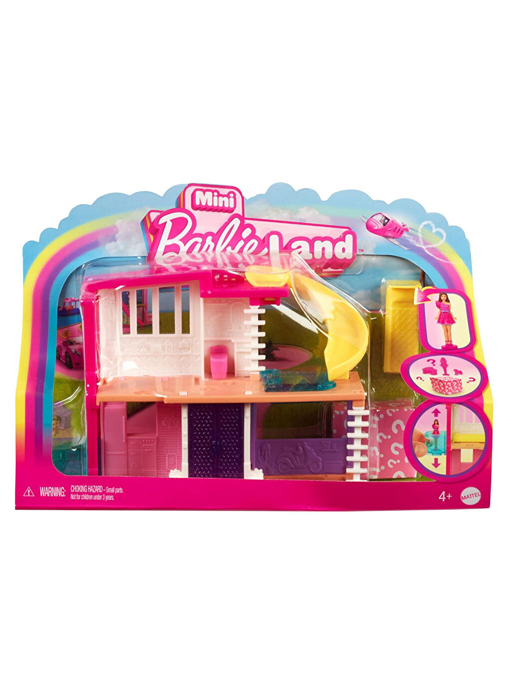 BARBIE Renksiz Mini Barbieland Evler HYF44-HYF47