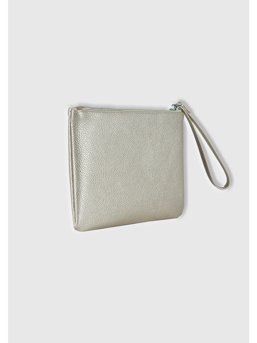 Sarı Unisex Gold Clutch Çanta-1