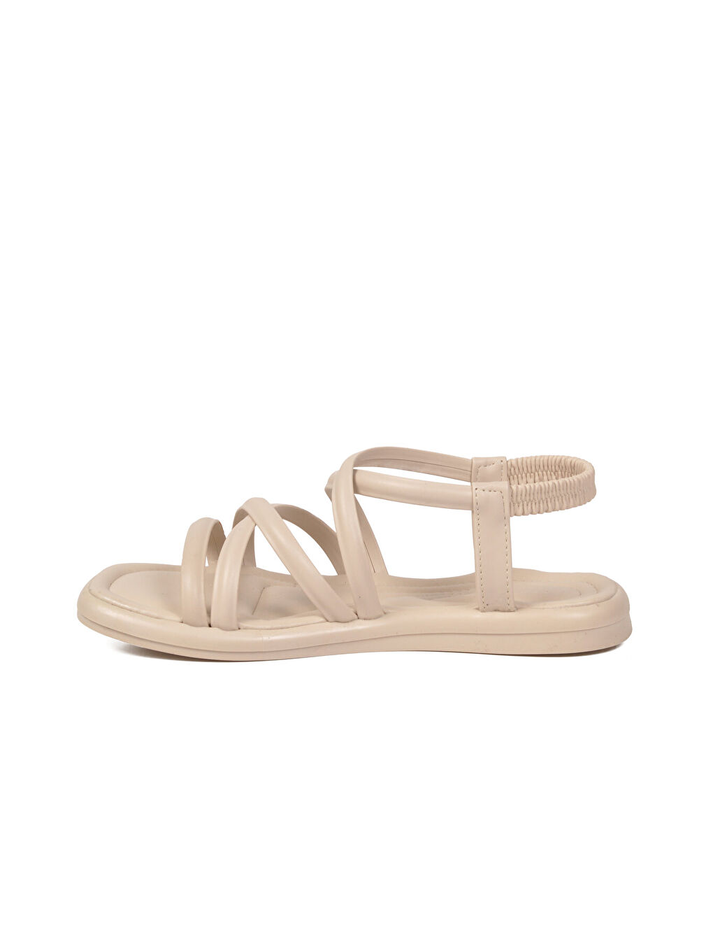 Bej Hafif Esnek Kadın Sandalet S-20 Z-3