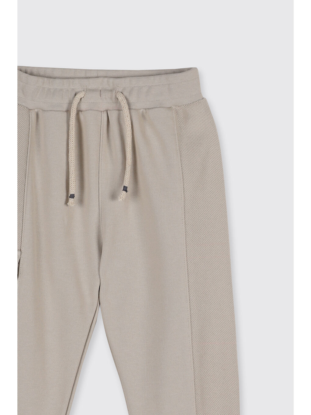 Bej Erkek Çocuk Yandan Cepli Eşofman Altı Taş-3