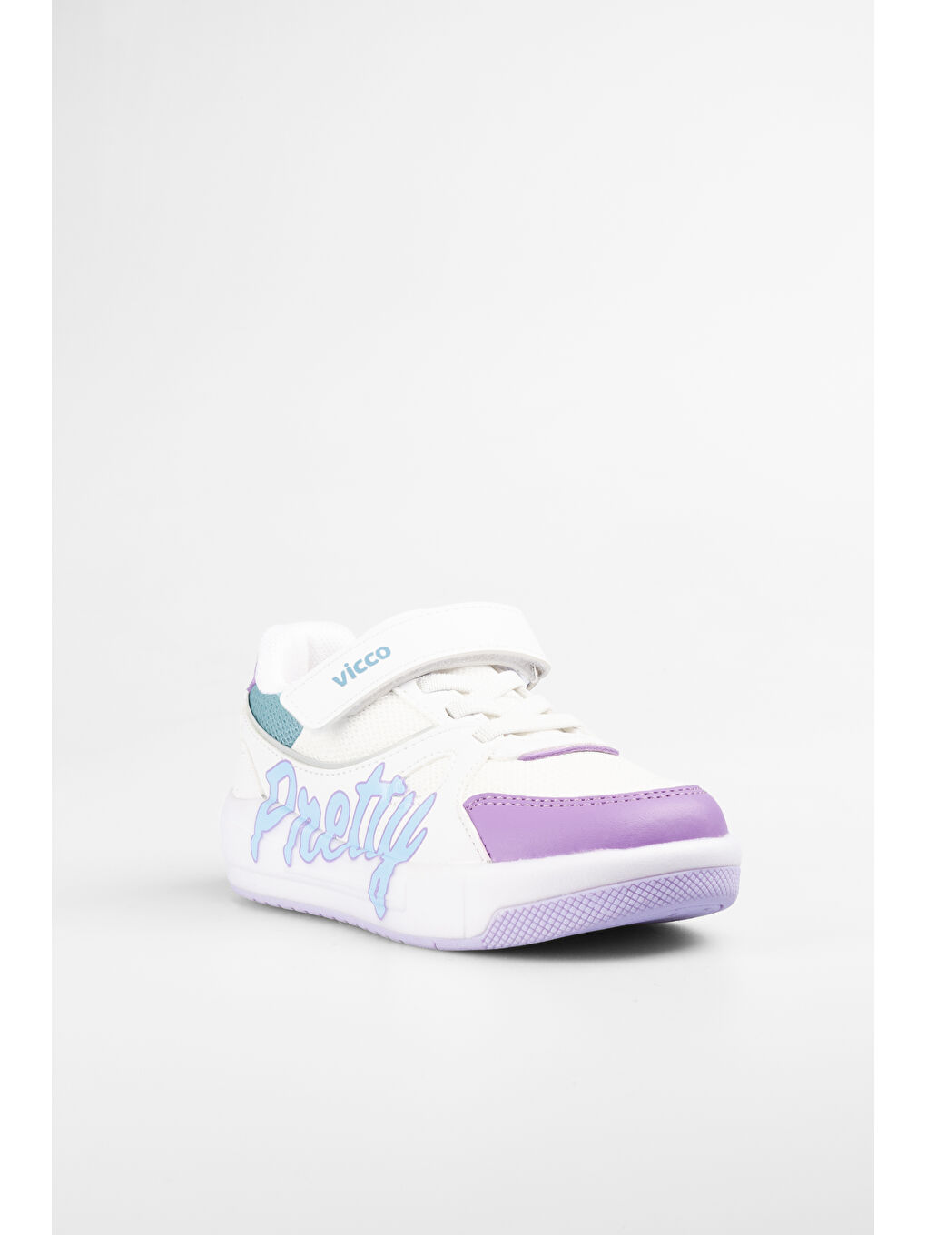 Pretty Işıklı Kız Okul Öncesi Beyaz Sneaker-1