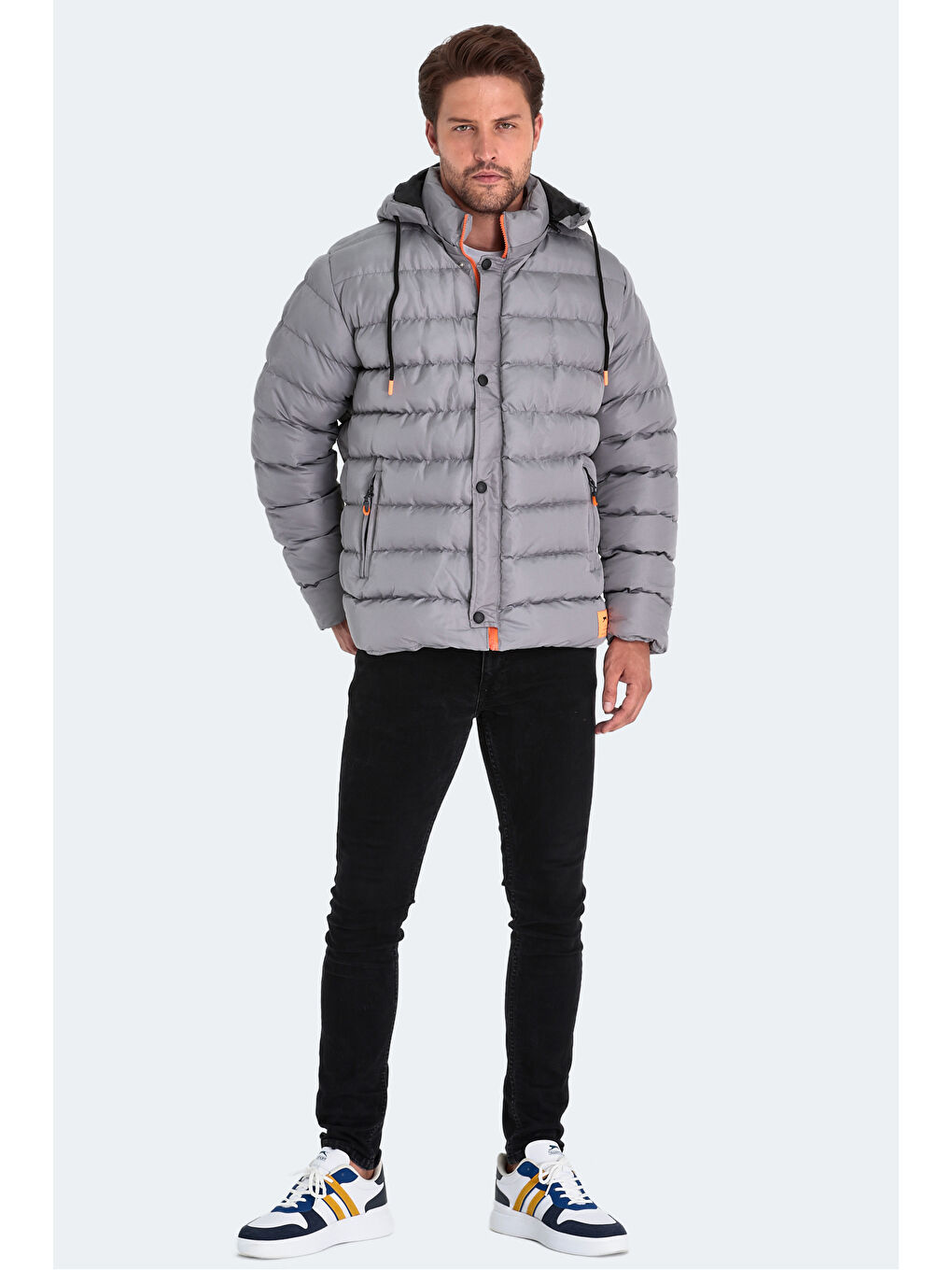 SALINE Erkek  Kaban Gri-6