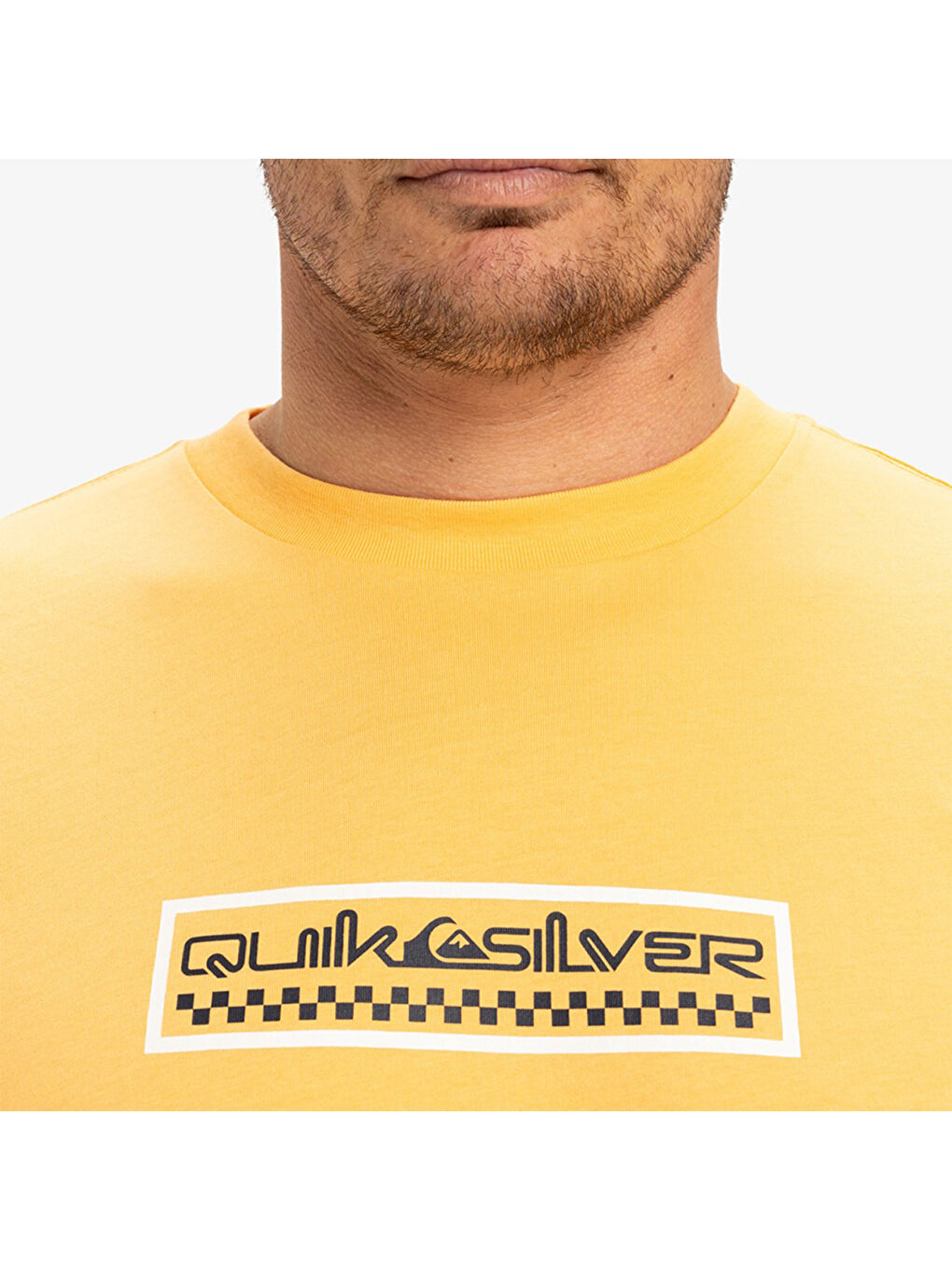 Ev Sun Dagger Erkek Sarı Yuvarlak Yaka Tişört-2