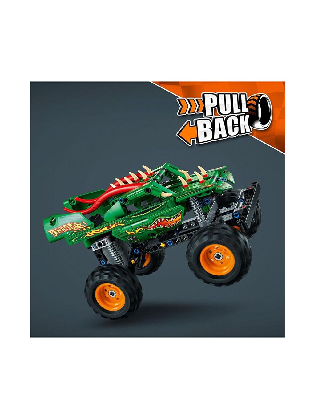 Lego Beyaz-Renklibaskı Technic Monster Jam Dragon 42149 - 4