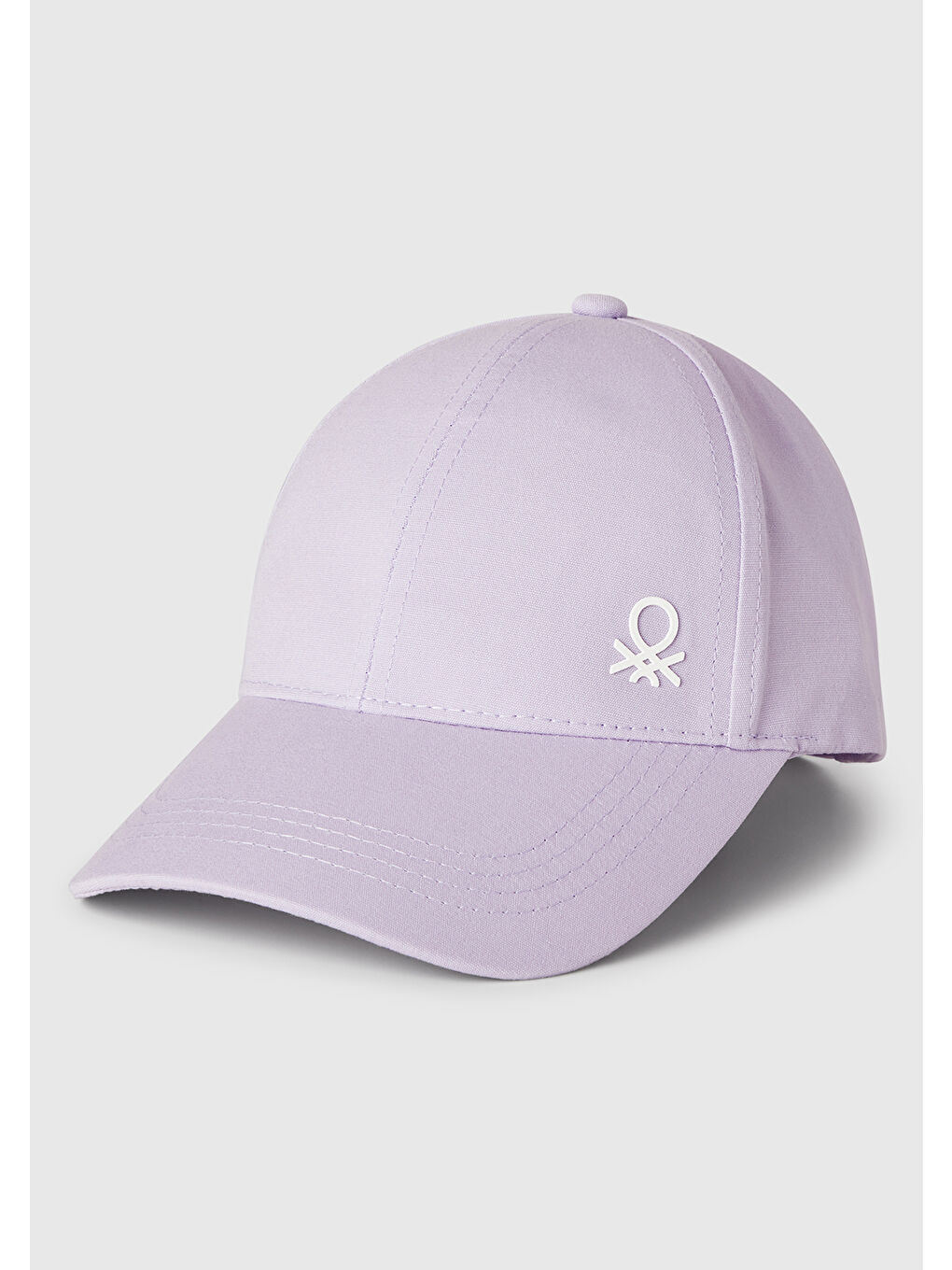 Erkek Çocuk Lila Önü Logo Baskılı Kep Şapka