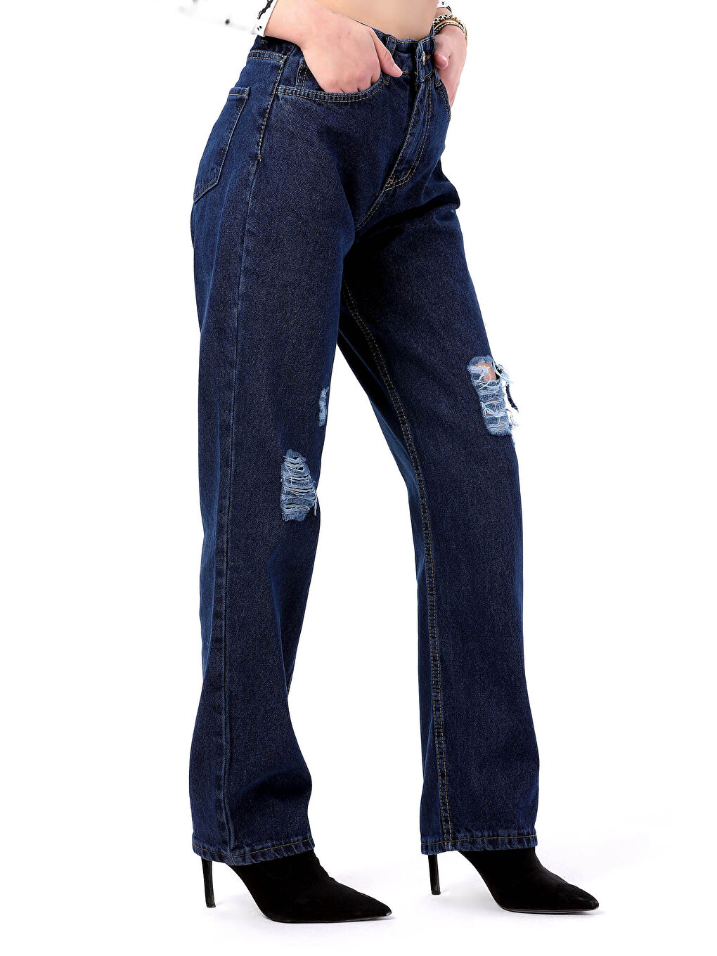 Palazzo Lazerli Jean Pantolon Koyu Mavi   23807-3