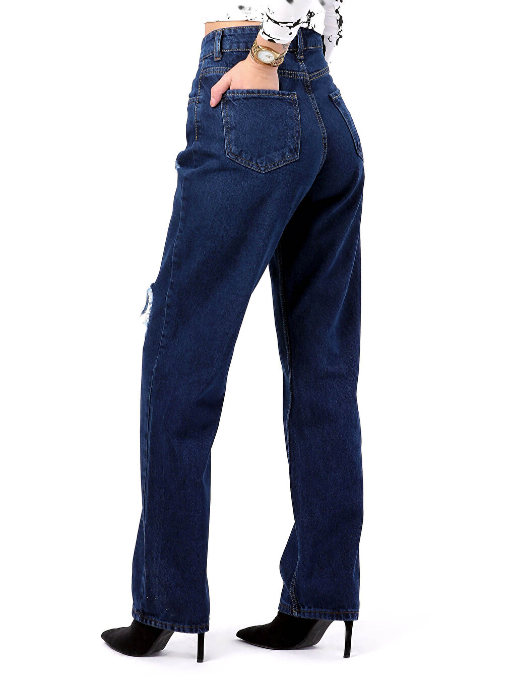 Palazzo Lazerli Jean Pantolon Koyu Mavi   23807-4