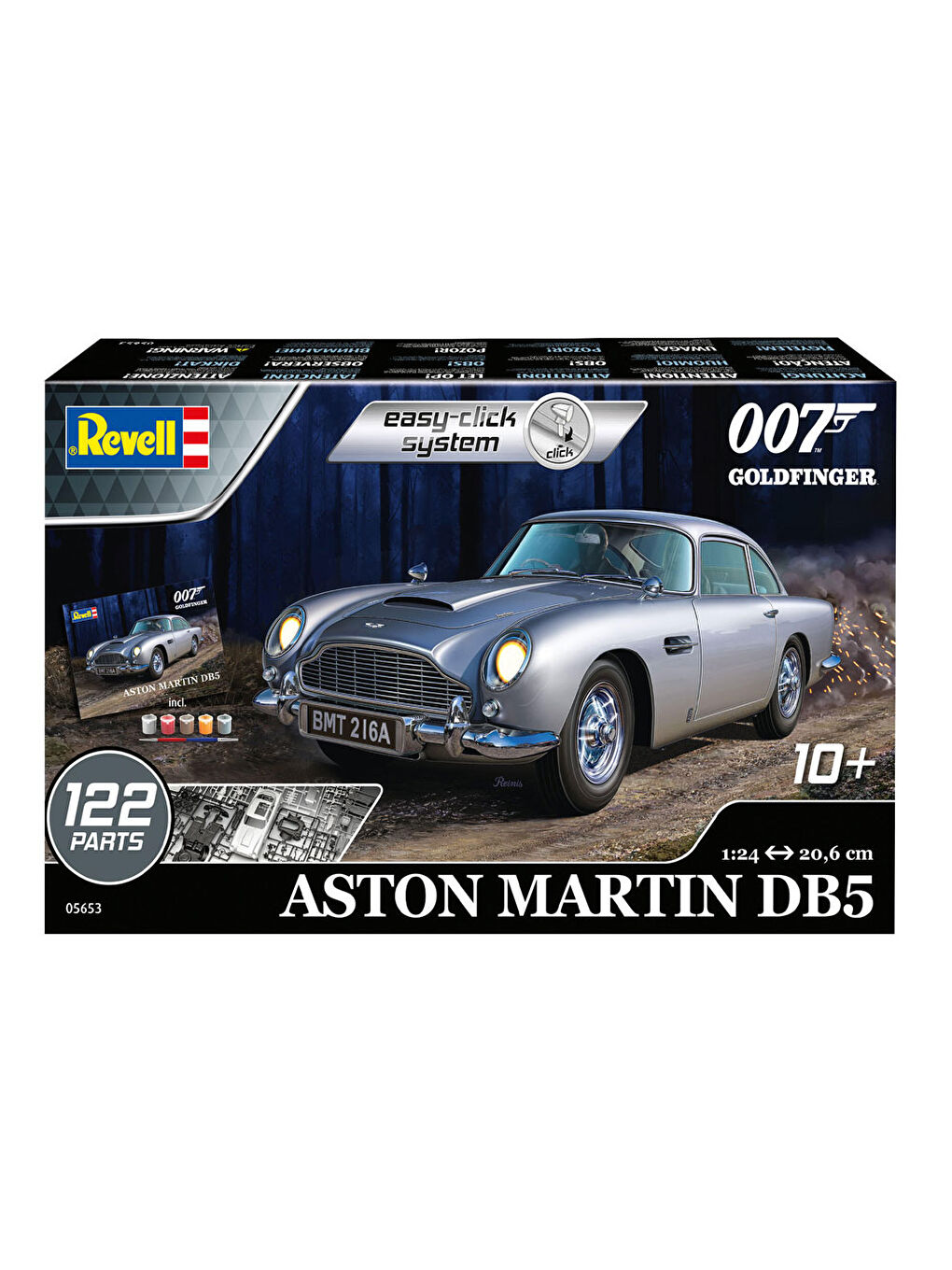 Revell Renksiz Maket Gift Set Araba James Bond Aston Martin DB5 05653 - 6