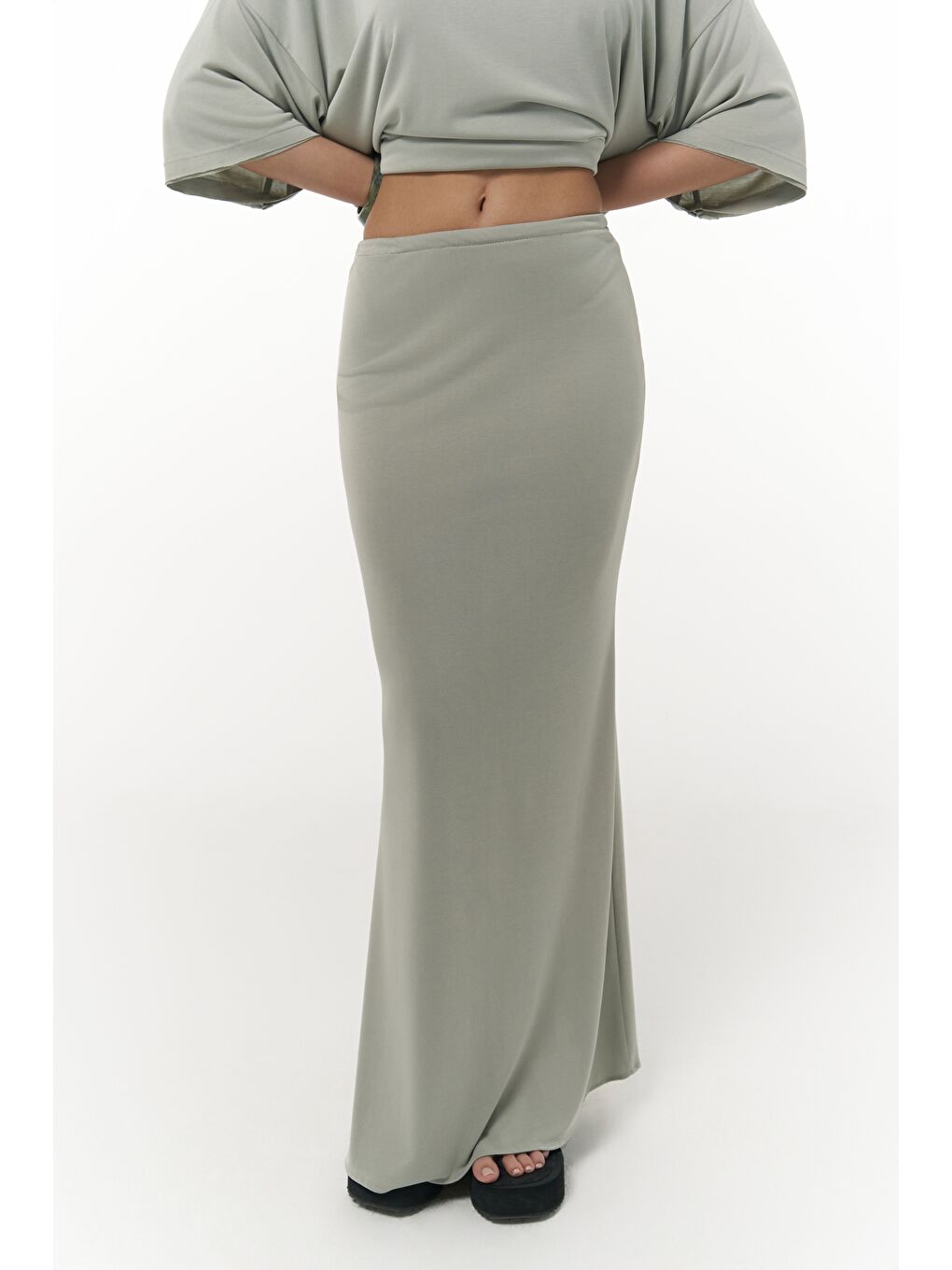 Yeşil Grazia Mint T-Shirt Etek Takım-6