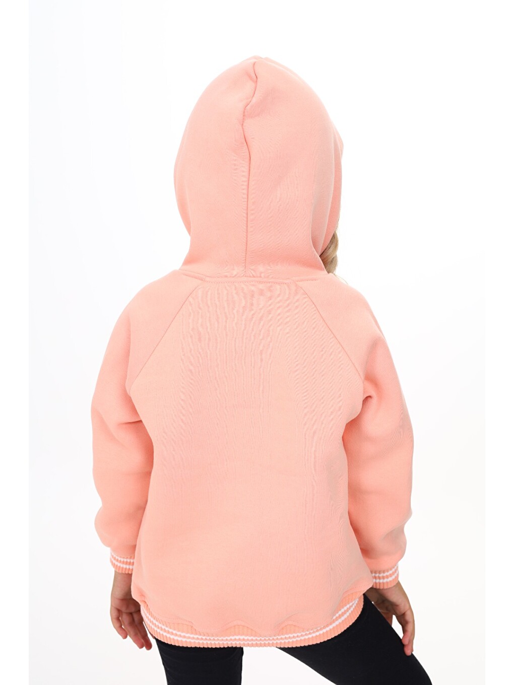 Pembe Kız Çocuk Baskılı Sweatshirt-3