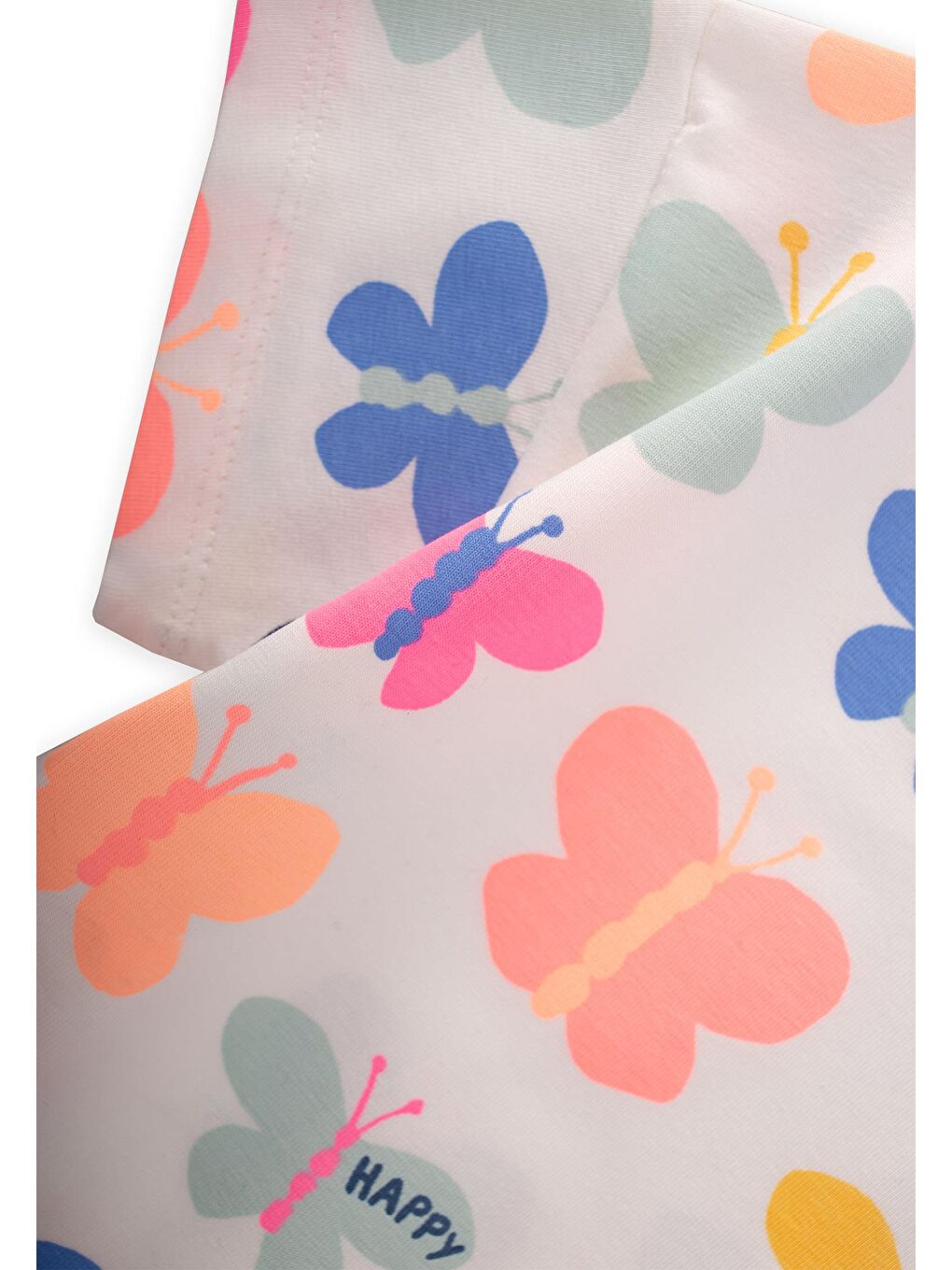 Ekru Kız Çocuk Baskılı Takım-2