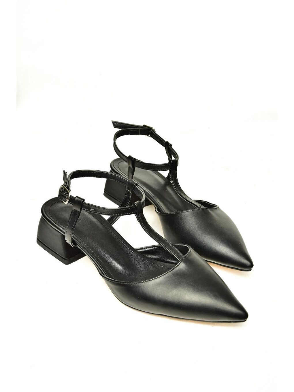 U9982433 Siyah Kadın Topuklu Ayakkabı-2