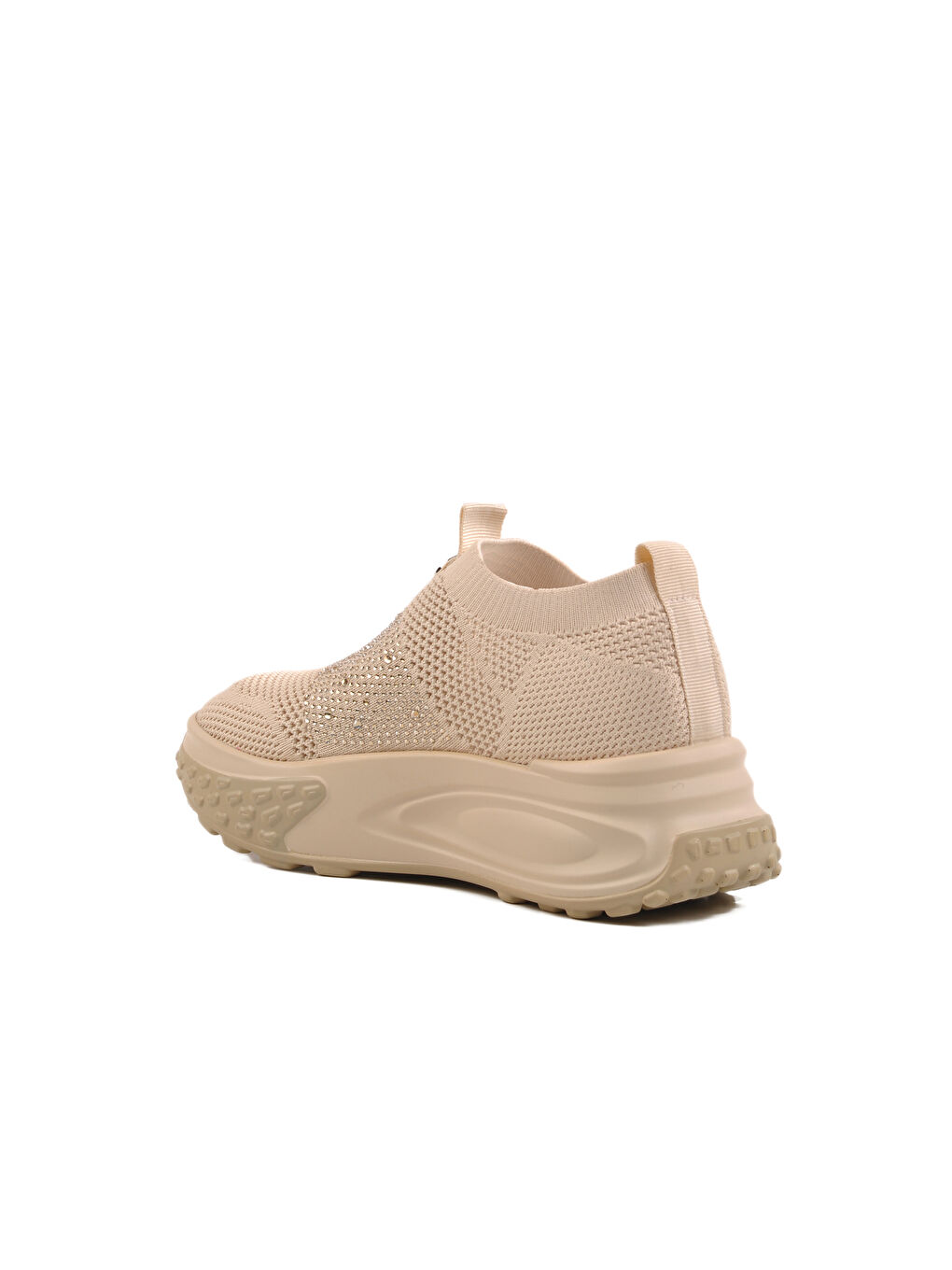 Bej Triko Hafif Kadın Sneaker 25Y305-4 Z-3