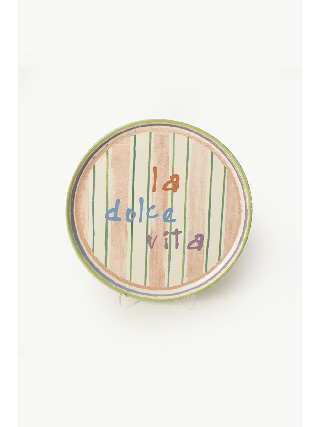 Karışık Mama Mia & La Dolce Vita Pasta Tabağı 22 Cm 4 Adet-6