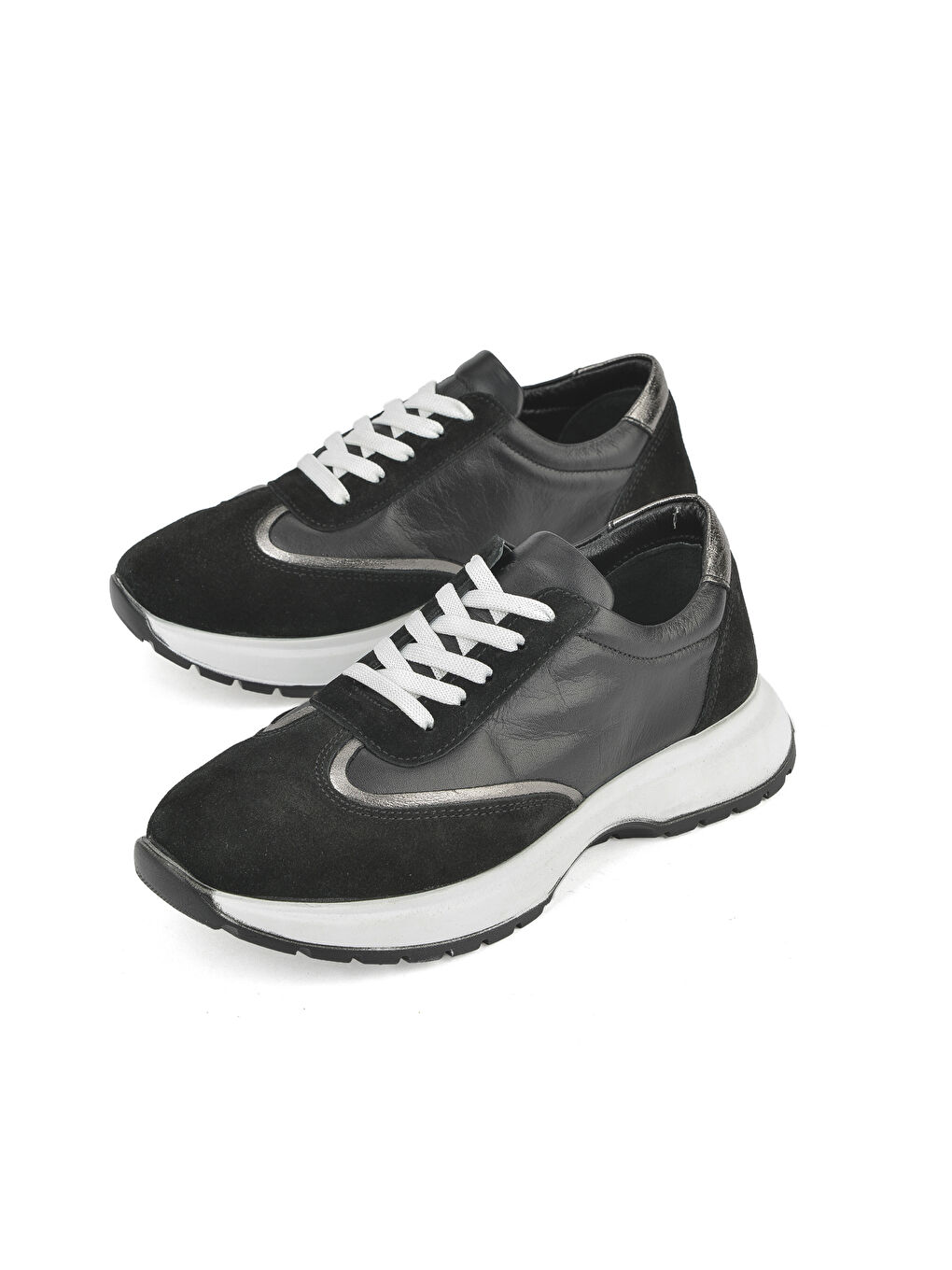 Kadın Hakiki Deri Sneaker 1531050Z26501005K Siyah-4