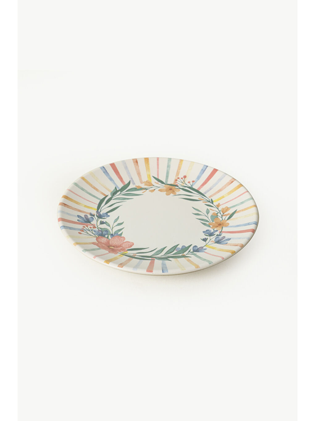 Karışık Soft Flowers Pasta Tabağı 20 Cm 6 Adet-6