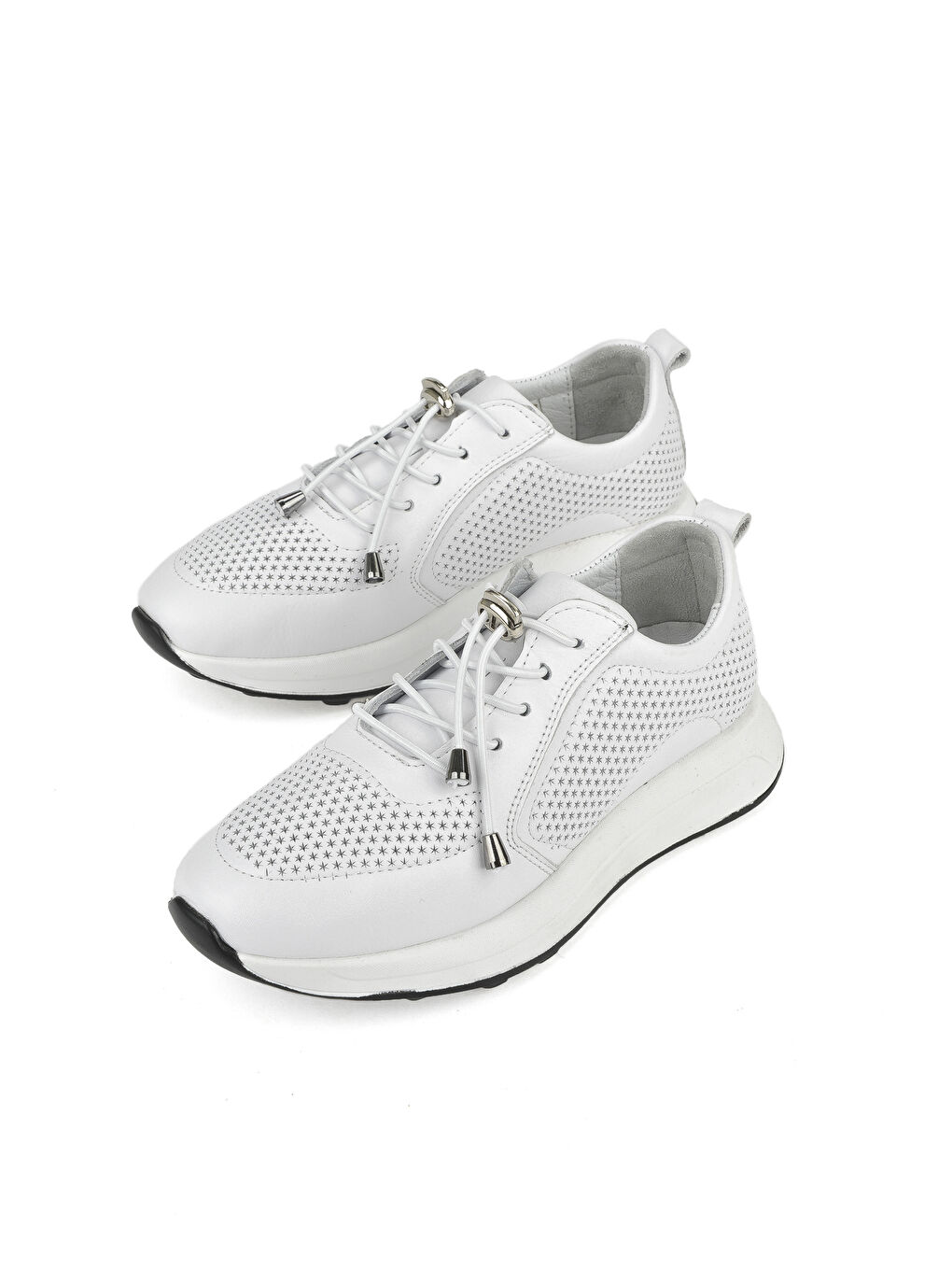 Kadın Hakiki Deri Sneaker 1511050Z2341 Beyaz-4