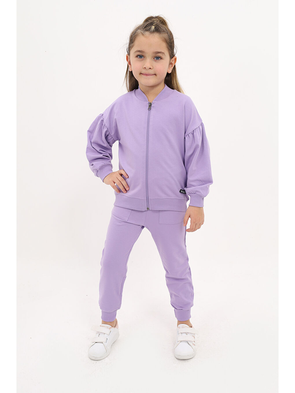 Lila Kız Çocuk Eşofman Takım