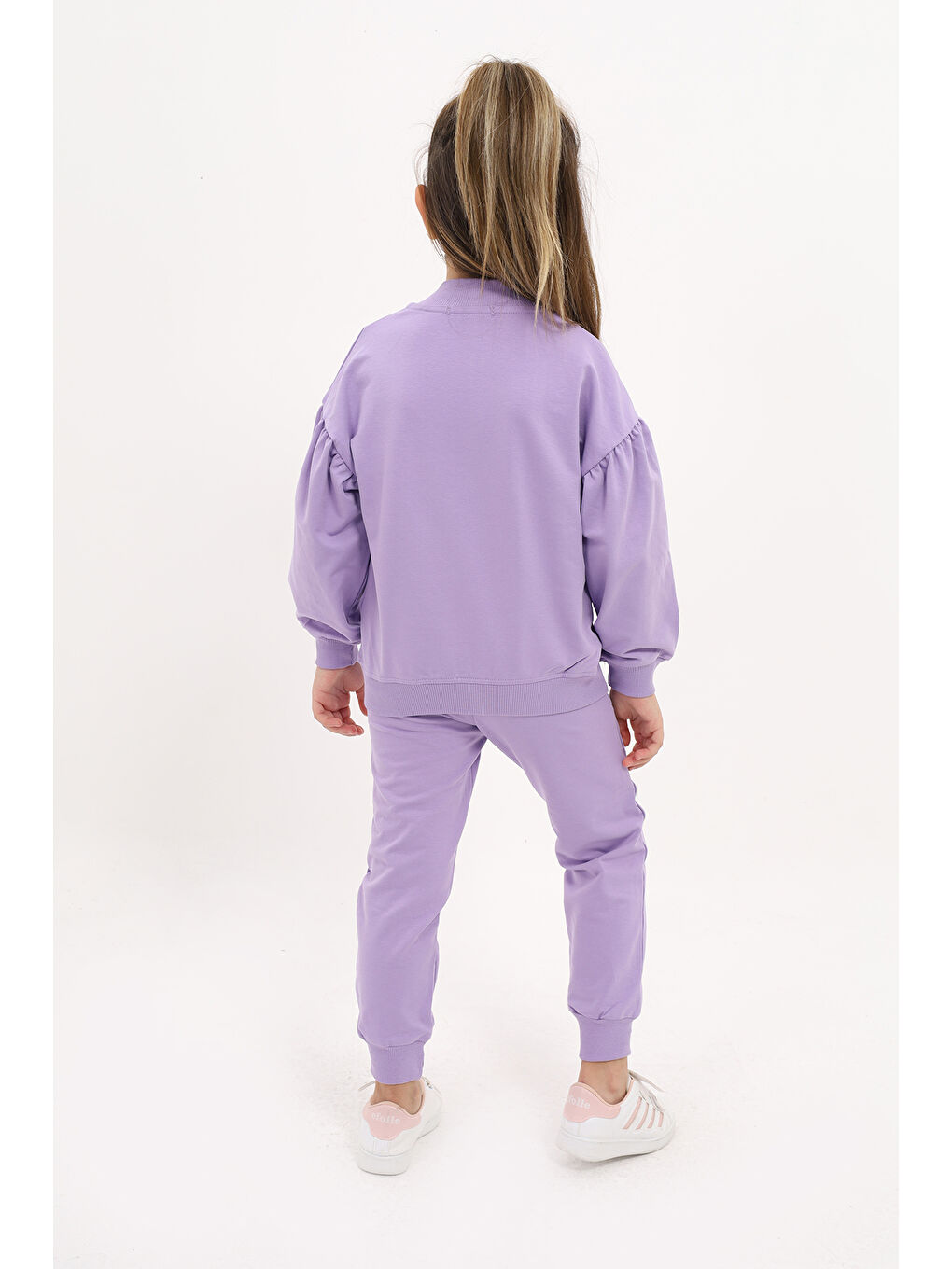 Lila Kız Çocuk Eşofman Takım-2