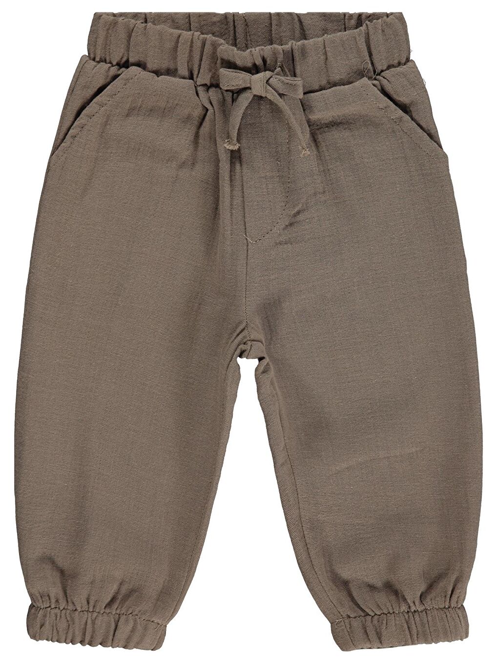 Baby Müslin 6-18 Ay Pantolon - Kahverengi 12-18 Ay