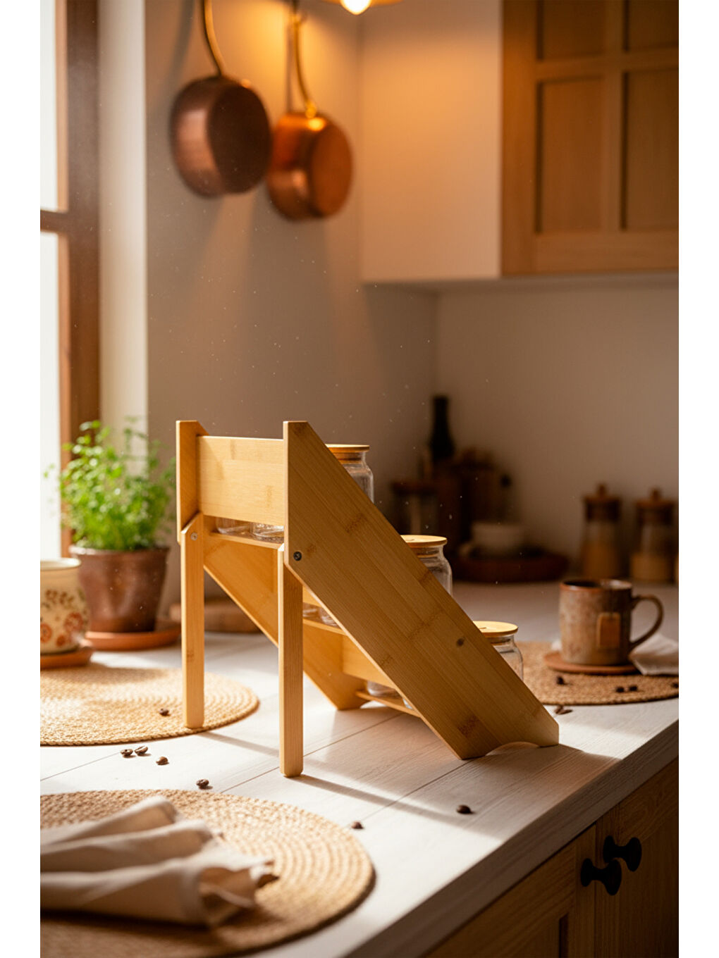 Kahverengi Liora 9'lu Baharatlık Seti-2