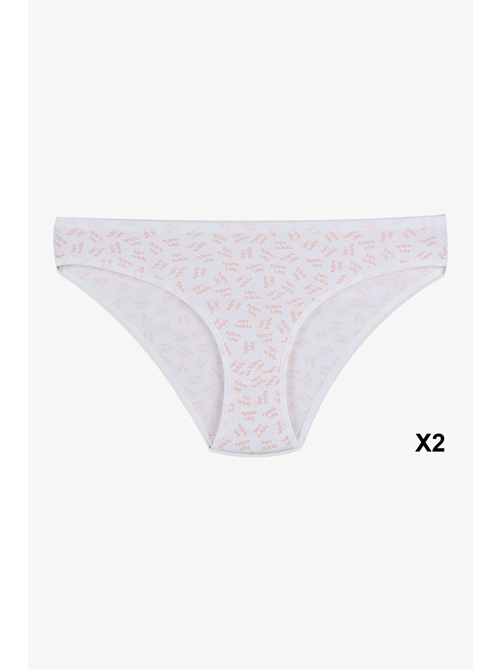 Renksiz Kadın 12'li Pamuklu Desenli Külot-2