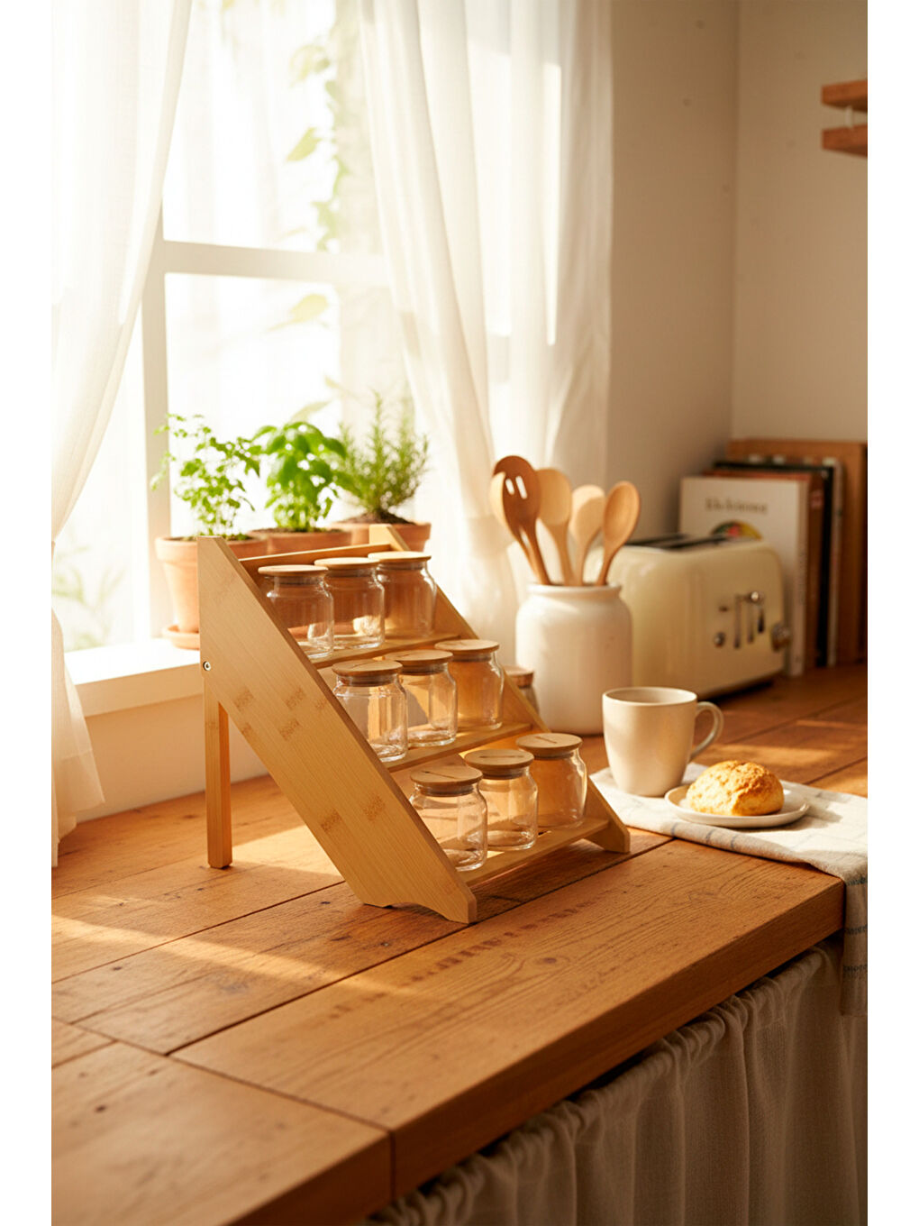 Kahverengi Liora 9'lu Baharatlık Seti-3