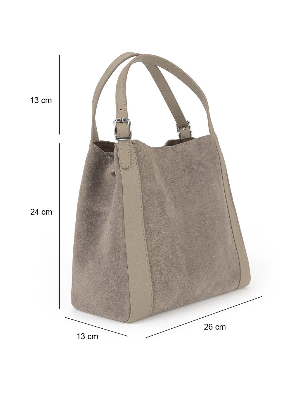 Bej Kadın Hakiki Deri Omuz ve El Çantası 153979Z5012 Kum-1