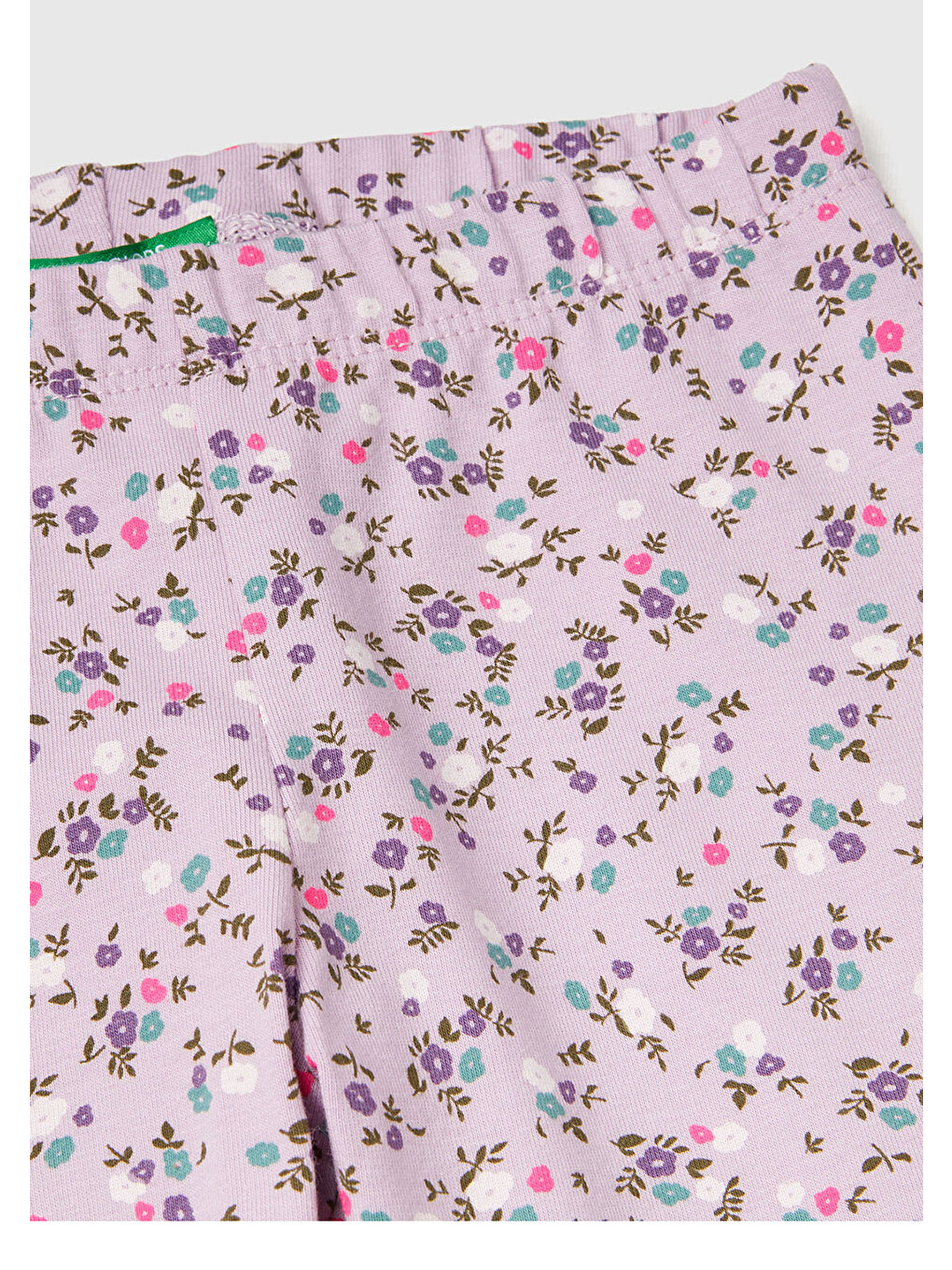Kız Çocuk Lila Tamamı Baskılı Slim Fit Tayt-2