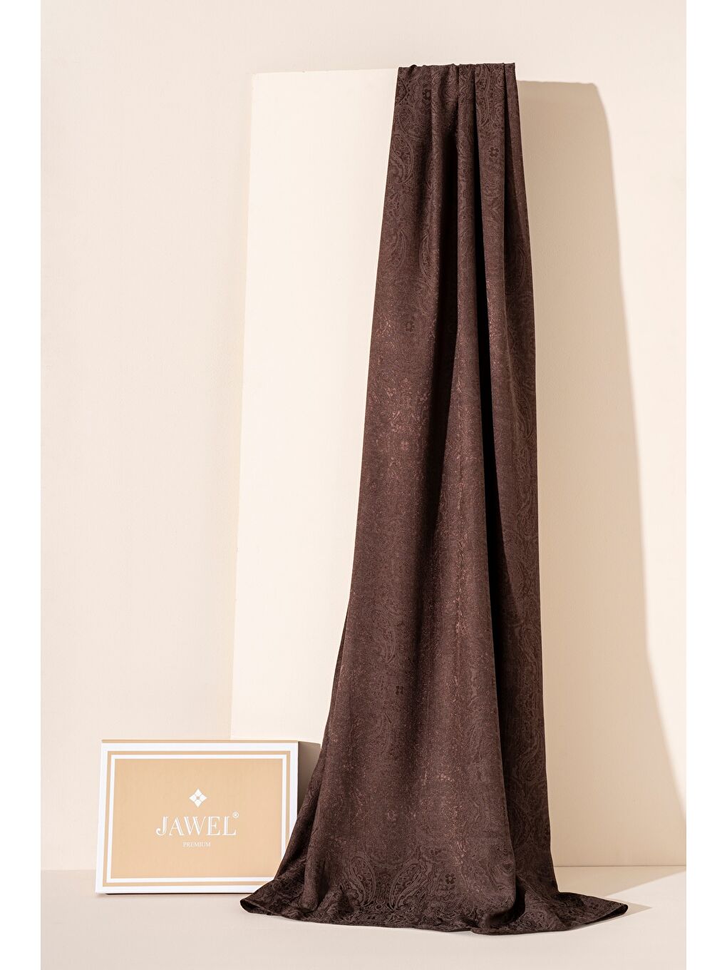 Kahverengi Kadın Libissa Modal Floş Şal