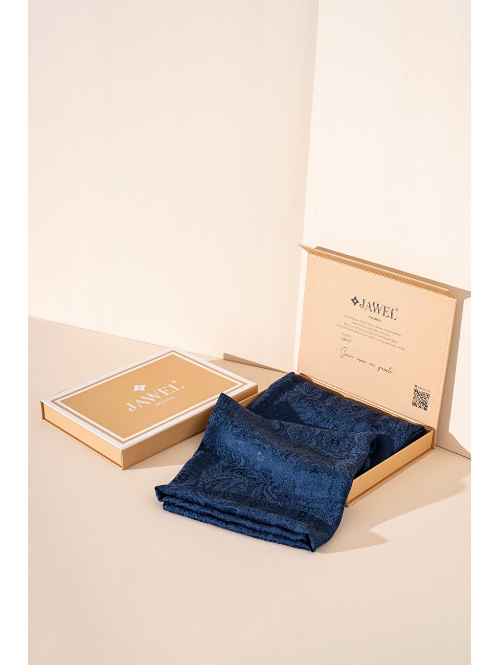 İndigo Kadın Libissa Modal Floş Şal-2