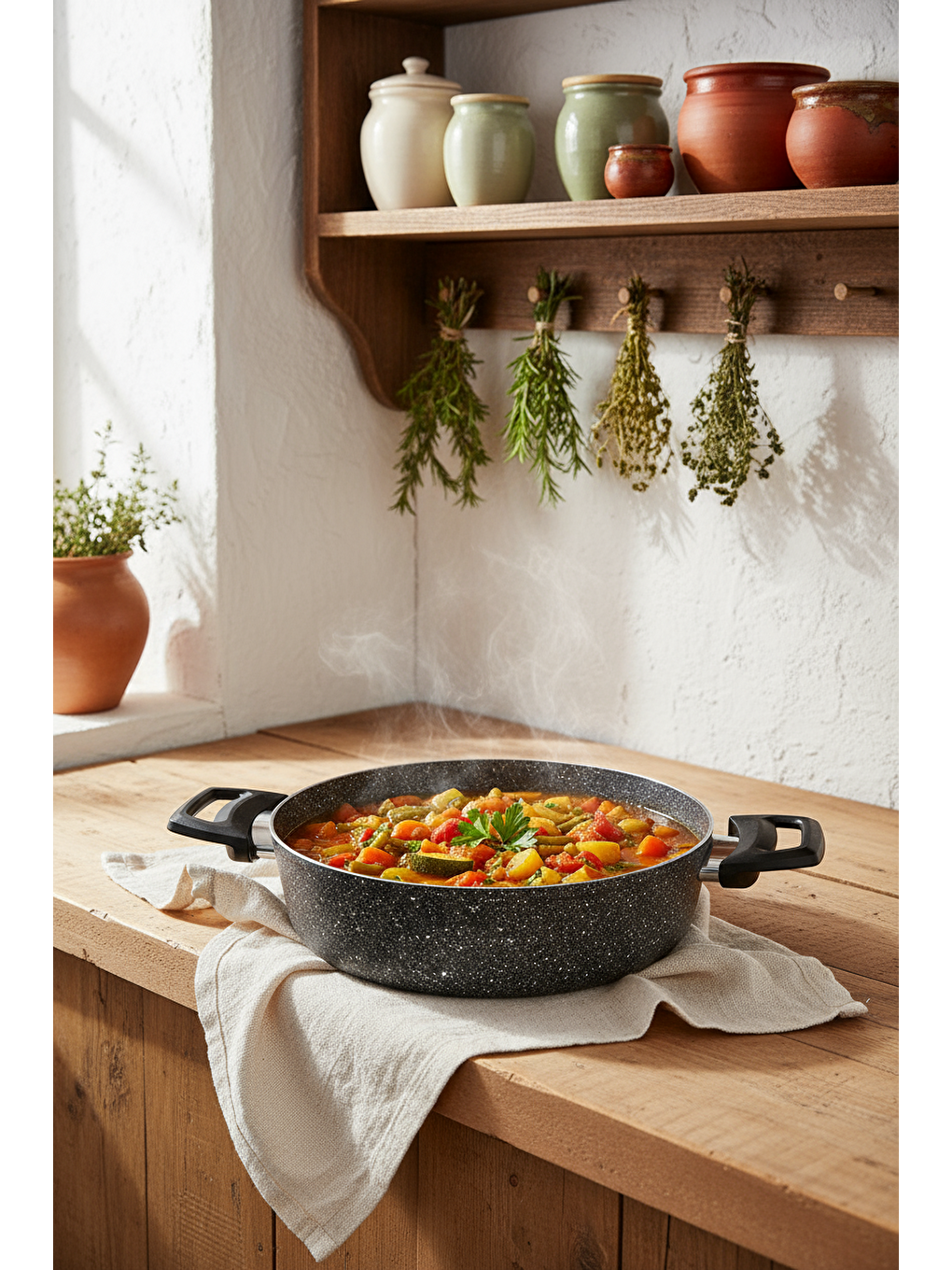 Anita 13 Parça Tencere Seti Gri-4