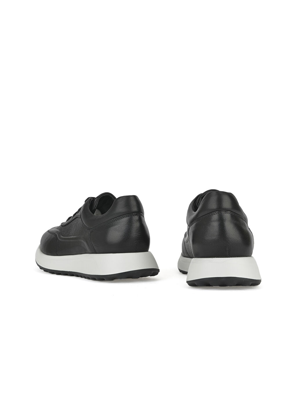 Erkek Hakiki Deri Sneaker 1531026Z290 Siyah-2