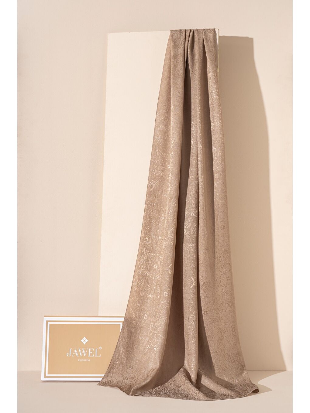 Kahverengi Kadın Libissa Modal Floş Şal