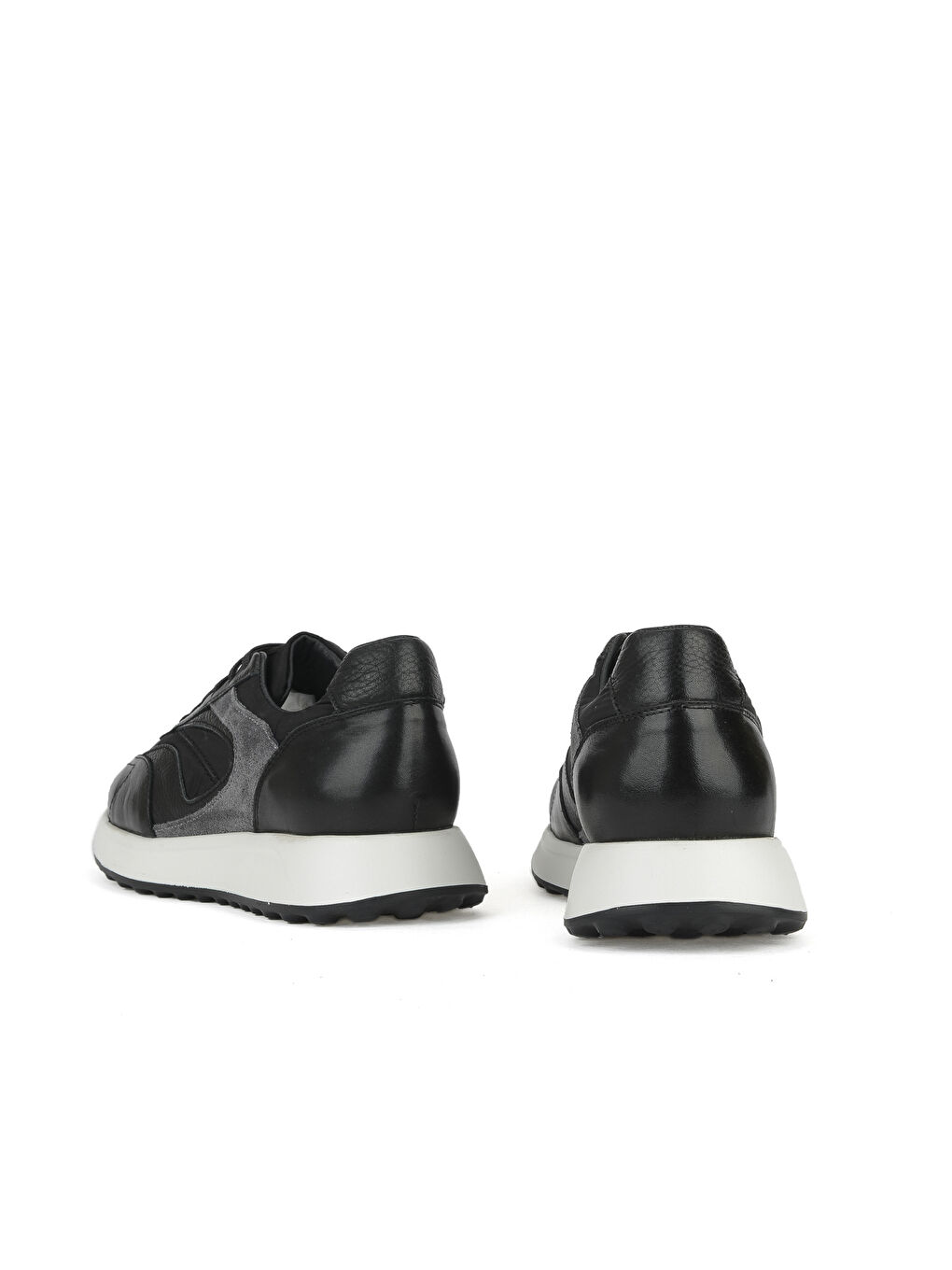 Erkek Hakiki Deri Sneaker 1531026Z313 Siyah-2
