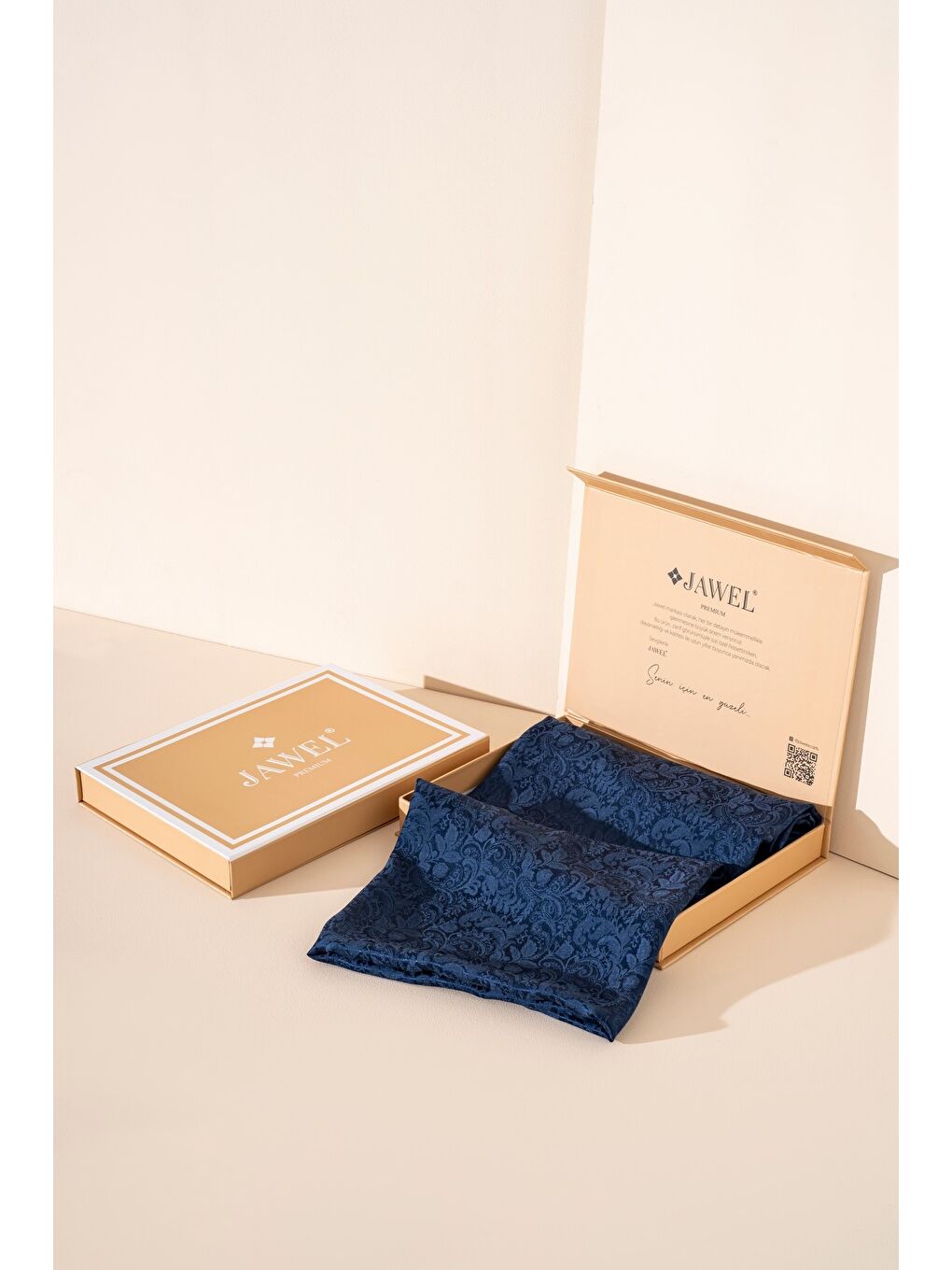 İndigo Kadın Rhiza Modal Floş Şal-2