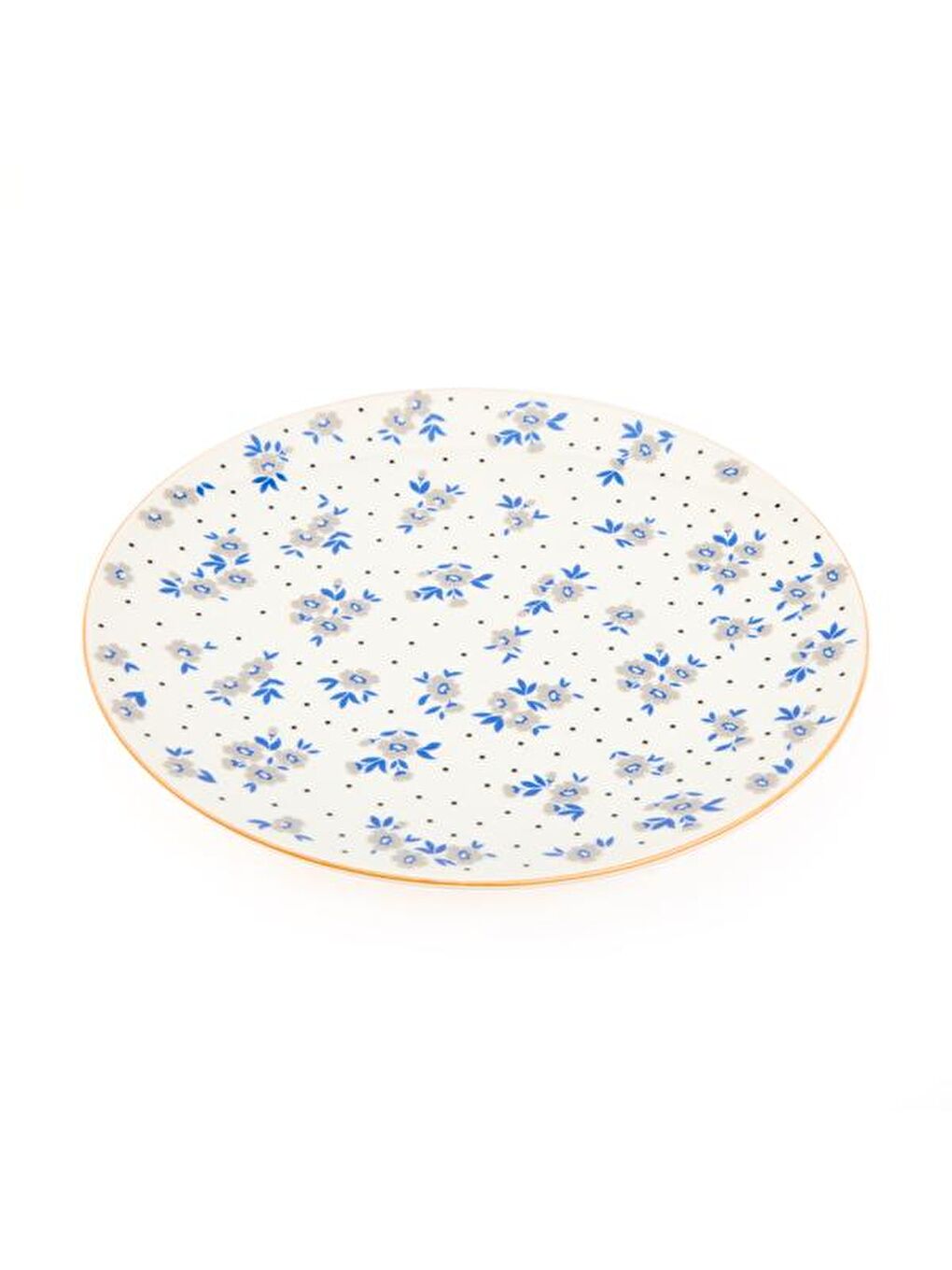 Karışık Robi Servis Tabağı - Renkli - 25 cm-1