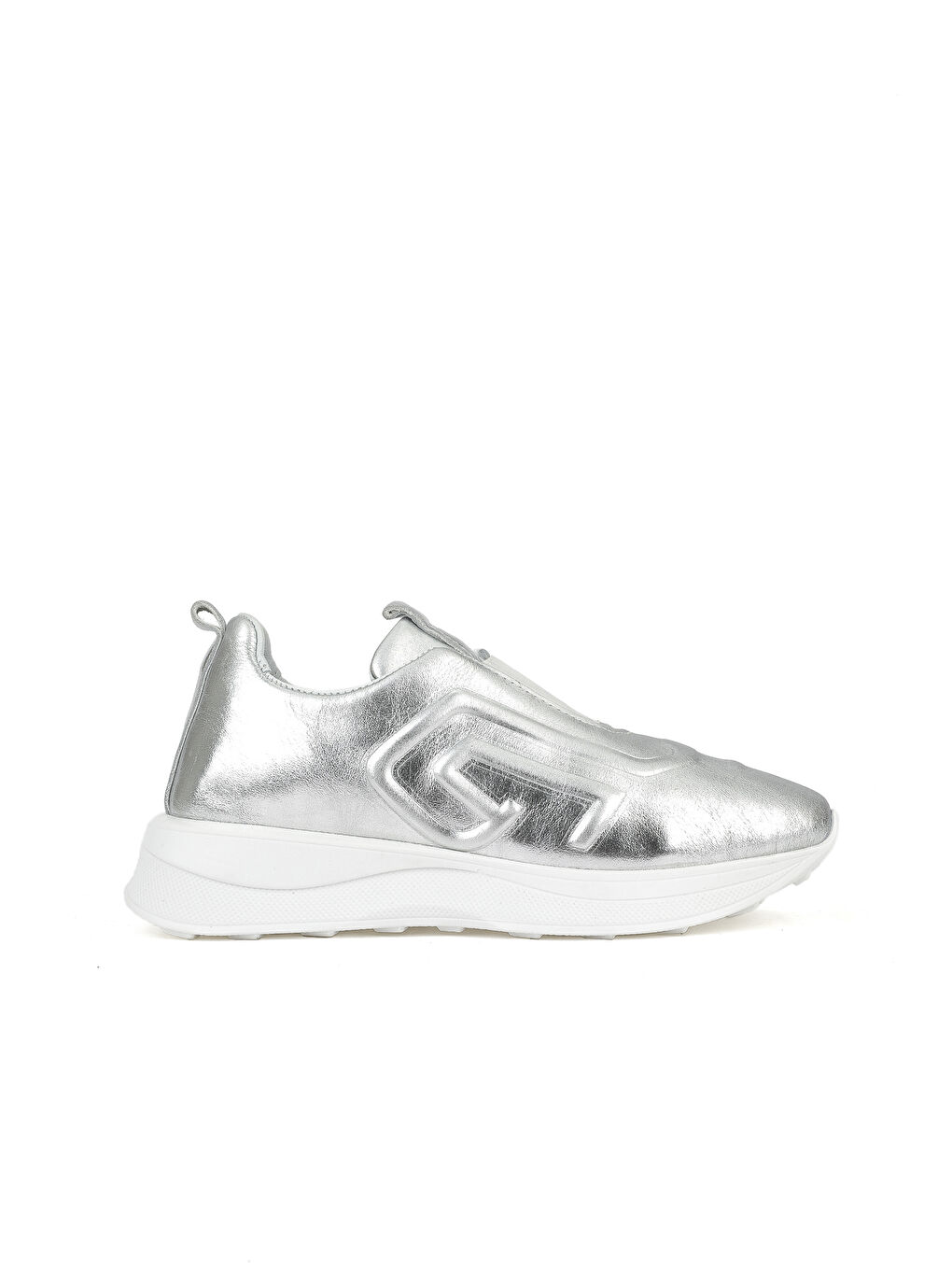 Gri Kadın Hakiki Deri Sneaker 1531050Z26802480PK Gümüş