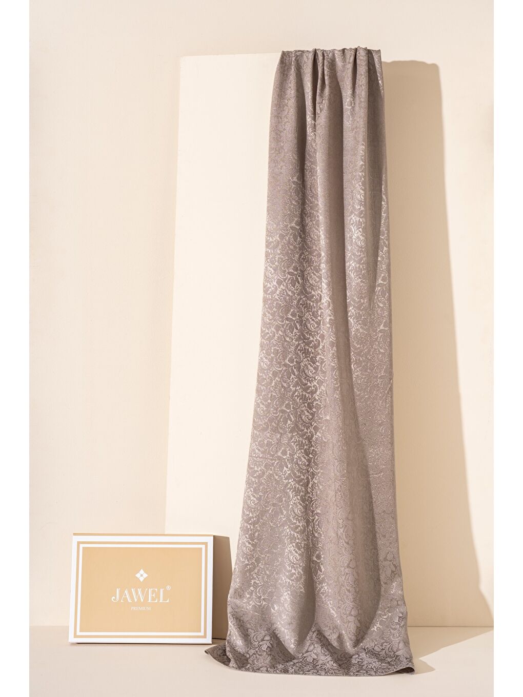 Kahverengi Kadın Rhiza Modal Floş Şal