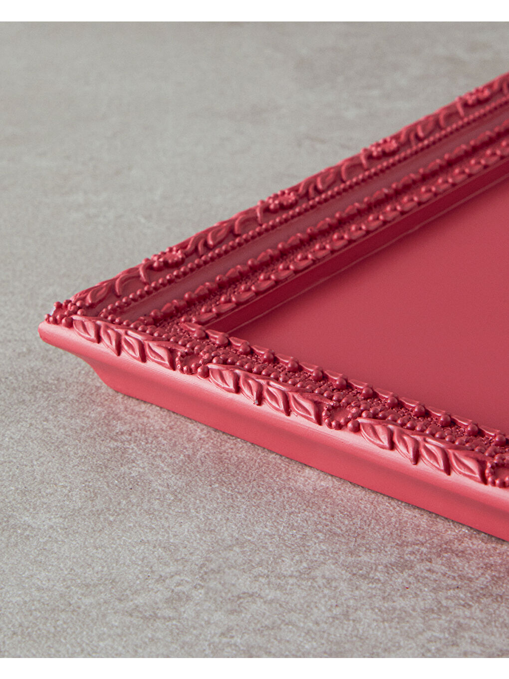 Flowers Polyresin Duvar Aksesuarı Kırmızı-1