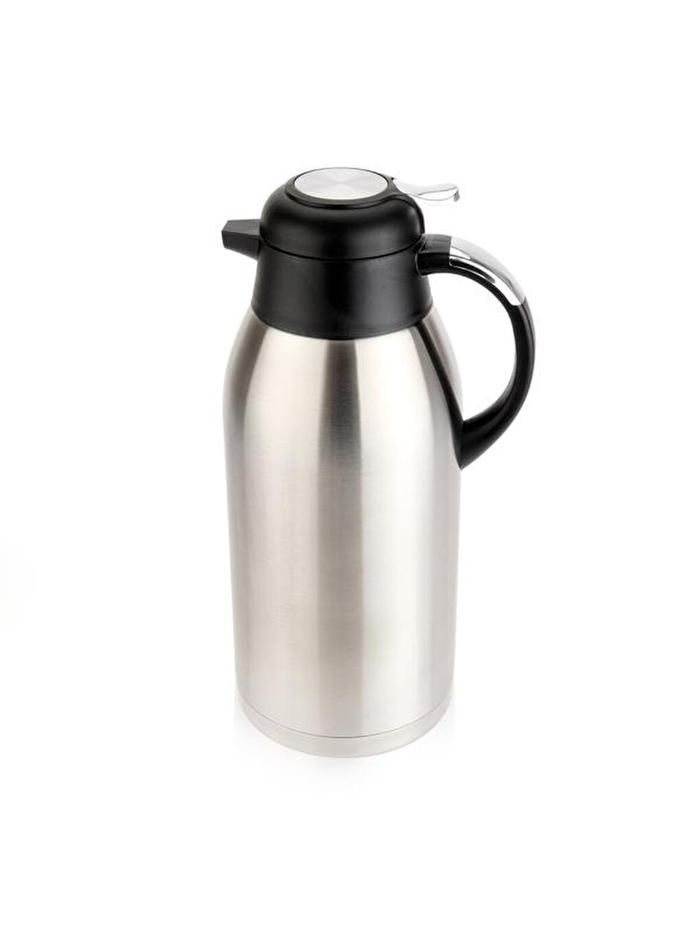 Gri Premium Çelik Çay Termosu - Inox / Siyah - 3 lt-2