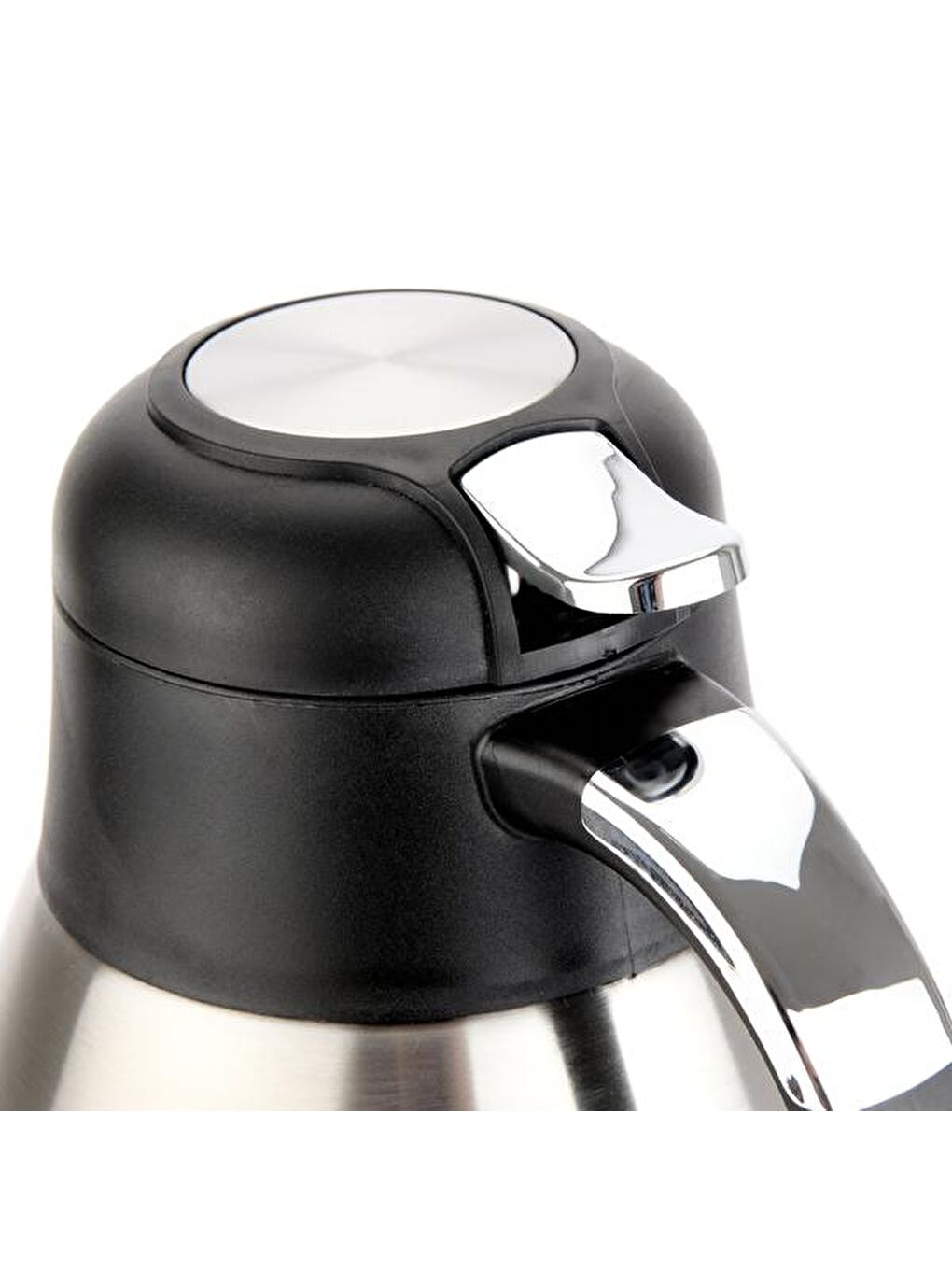 Gri Premium Çelik Çay Termosu - Inox / Siyah - 3 lt-3